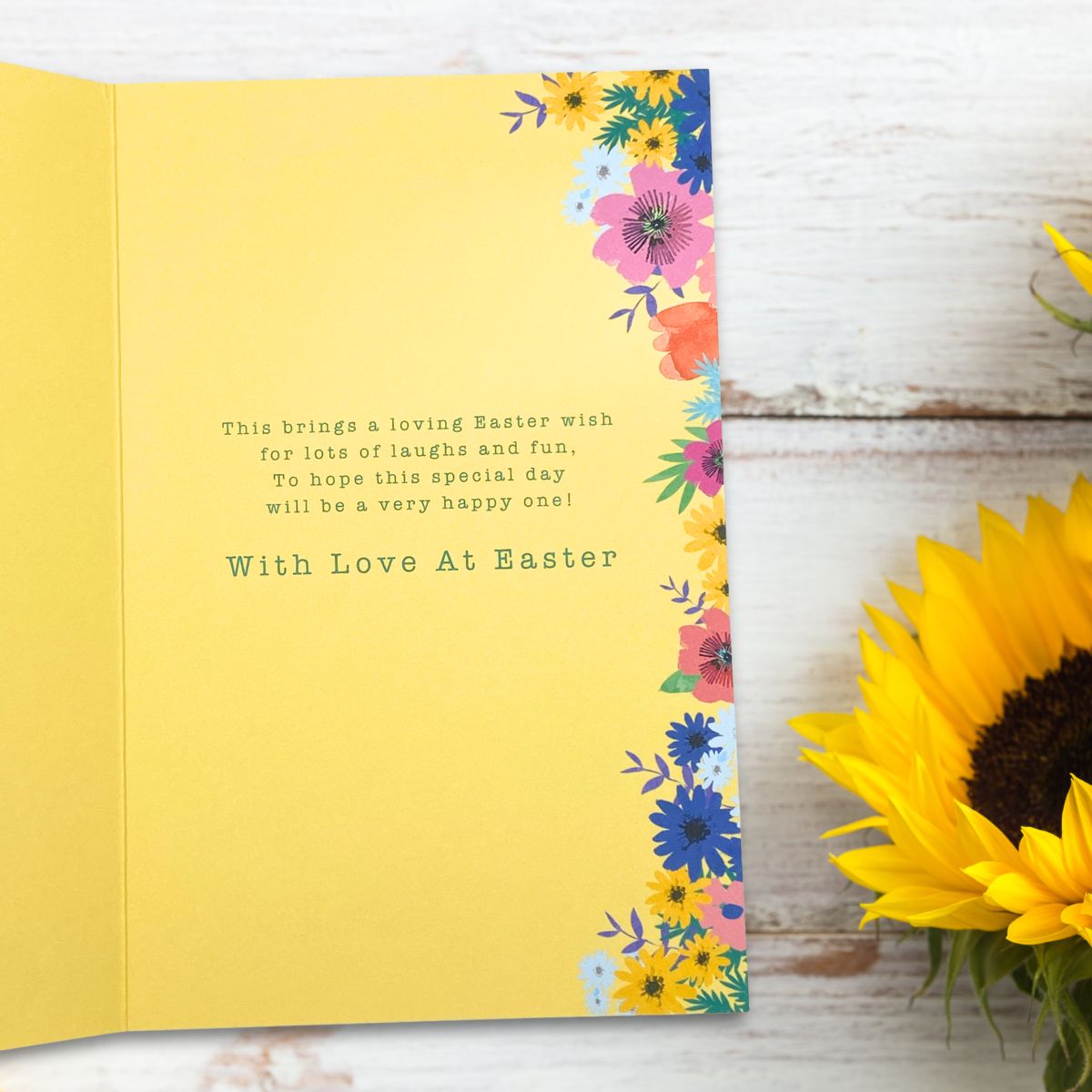 Daughter Easter Card - Bunny & Eggs