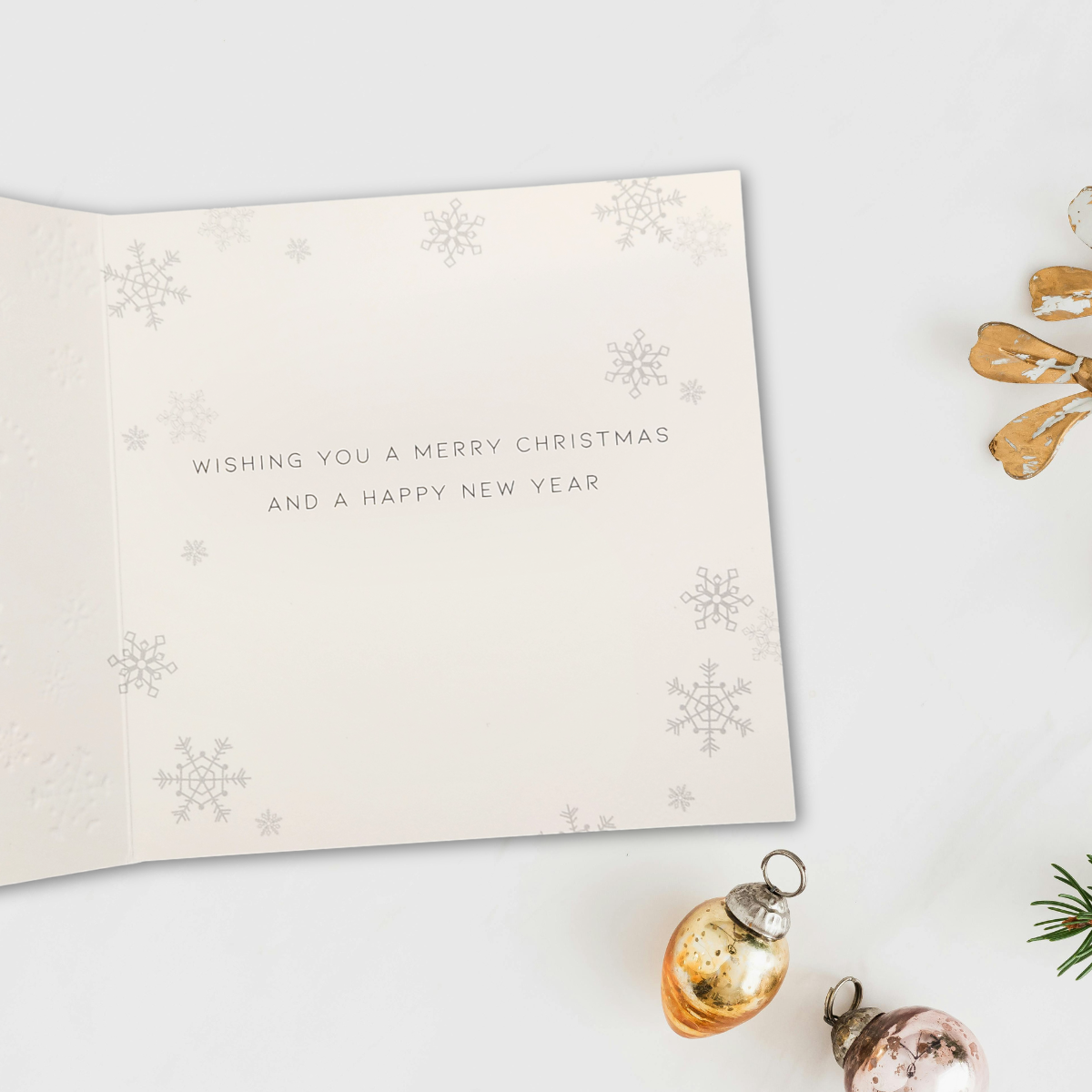 8 x Premium Christmas Cards In Box - Winter Wishes