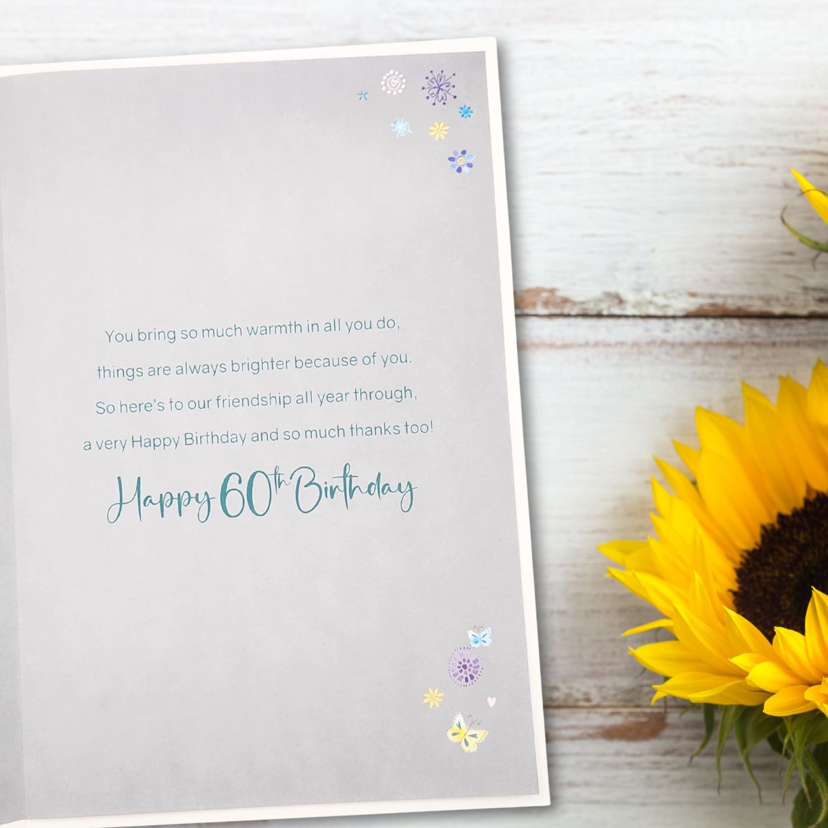 Friend 60th Birthday Card - Carnival Gift & Balloons
