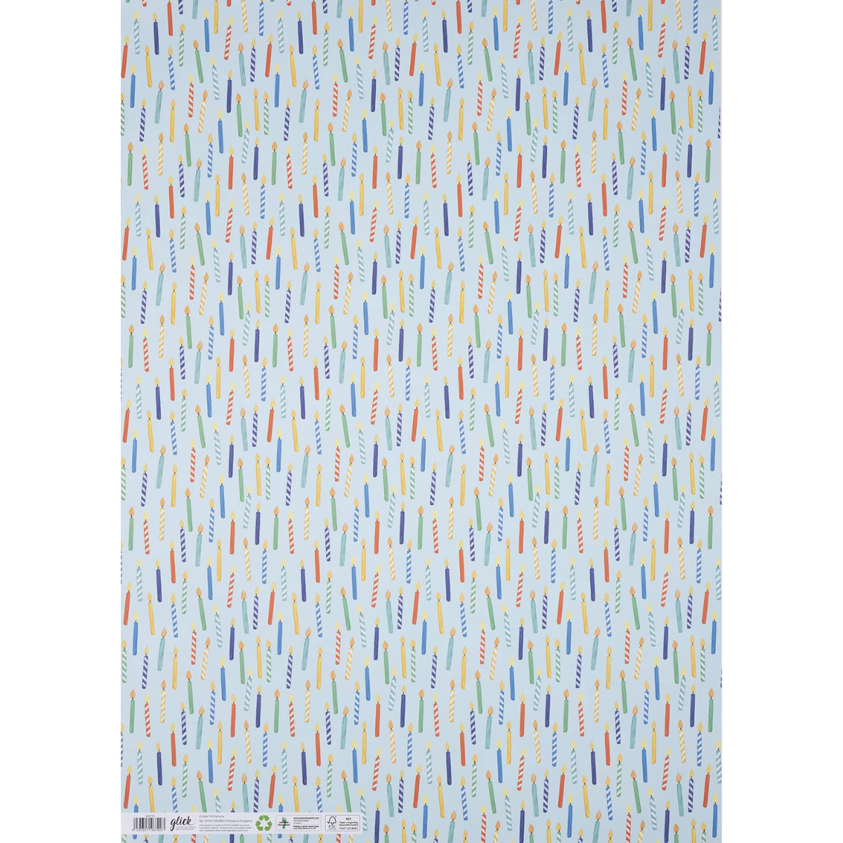 Giftwrap - Luxury Cakey Blue Wrapping Paper