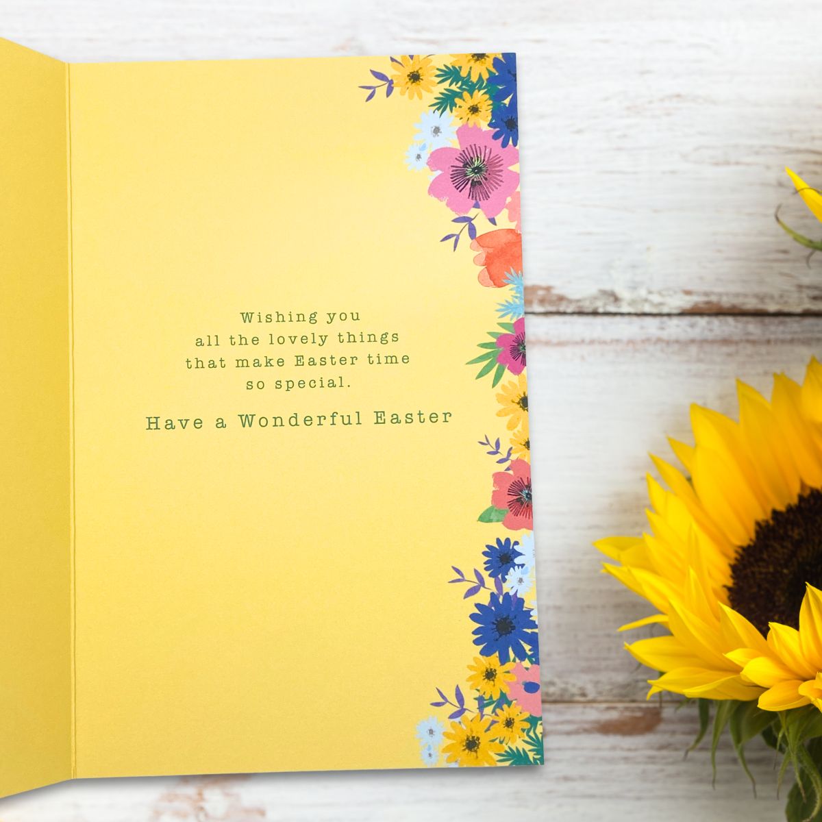 Granddaughter Easter Card - Lamb & Tulip