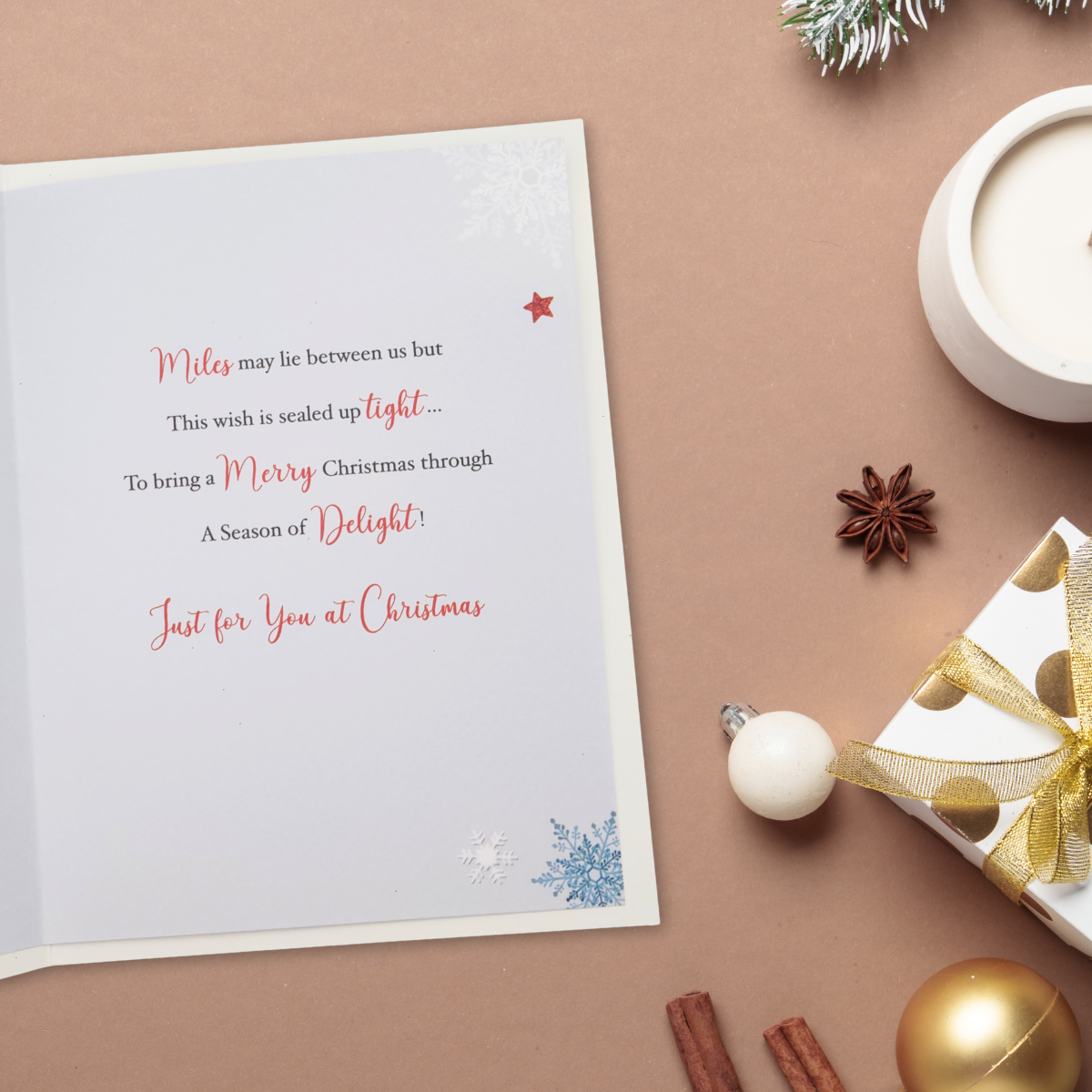 Across The Miles Christmas Card - Signature Geese & Postbox