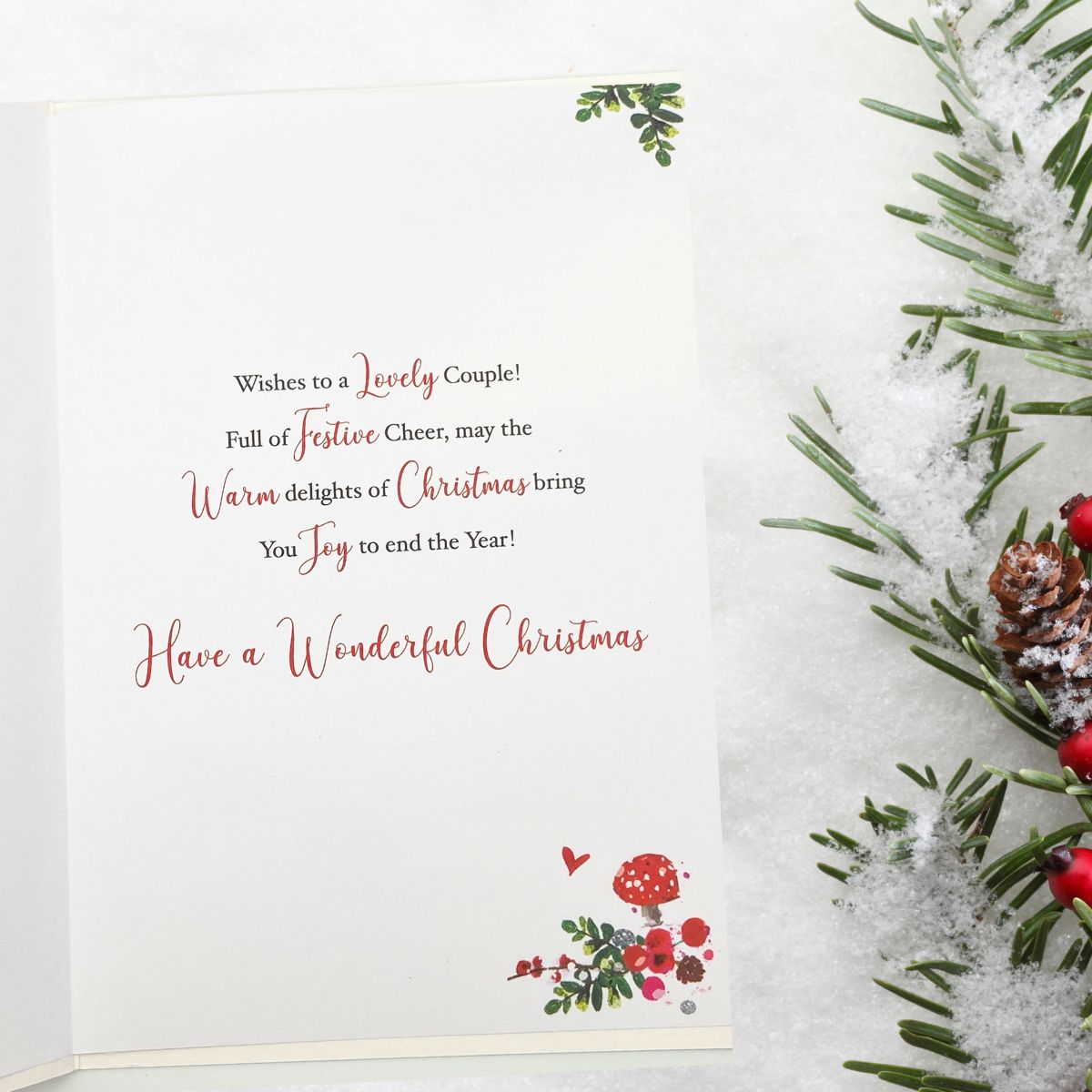 Daughter & Son-In-Law Christmas Card - Signature Seasons