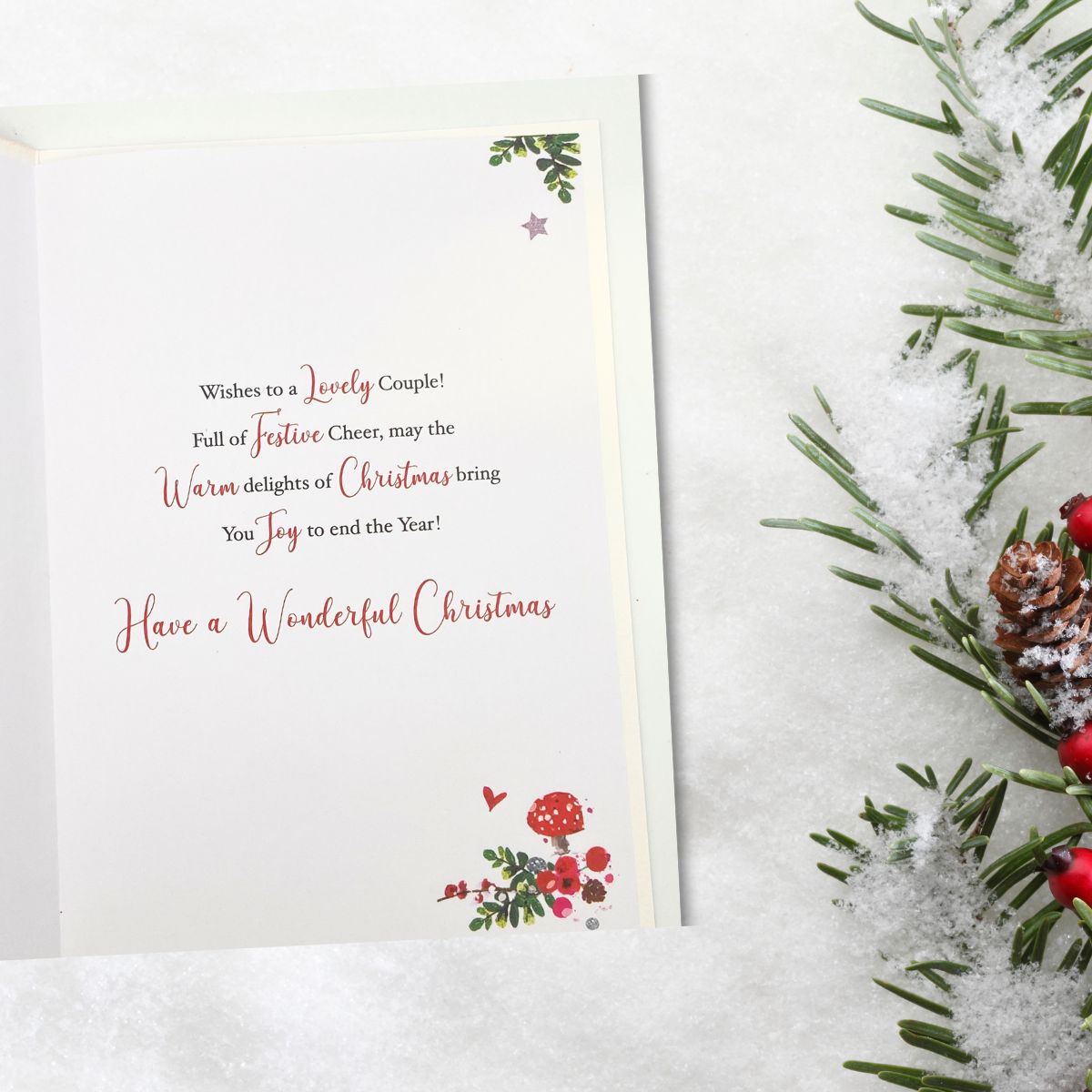 Son & Daughter-In-Law Christmas Card - Signature Seasons