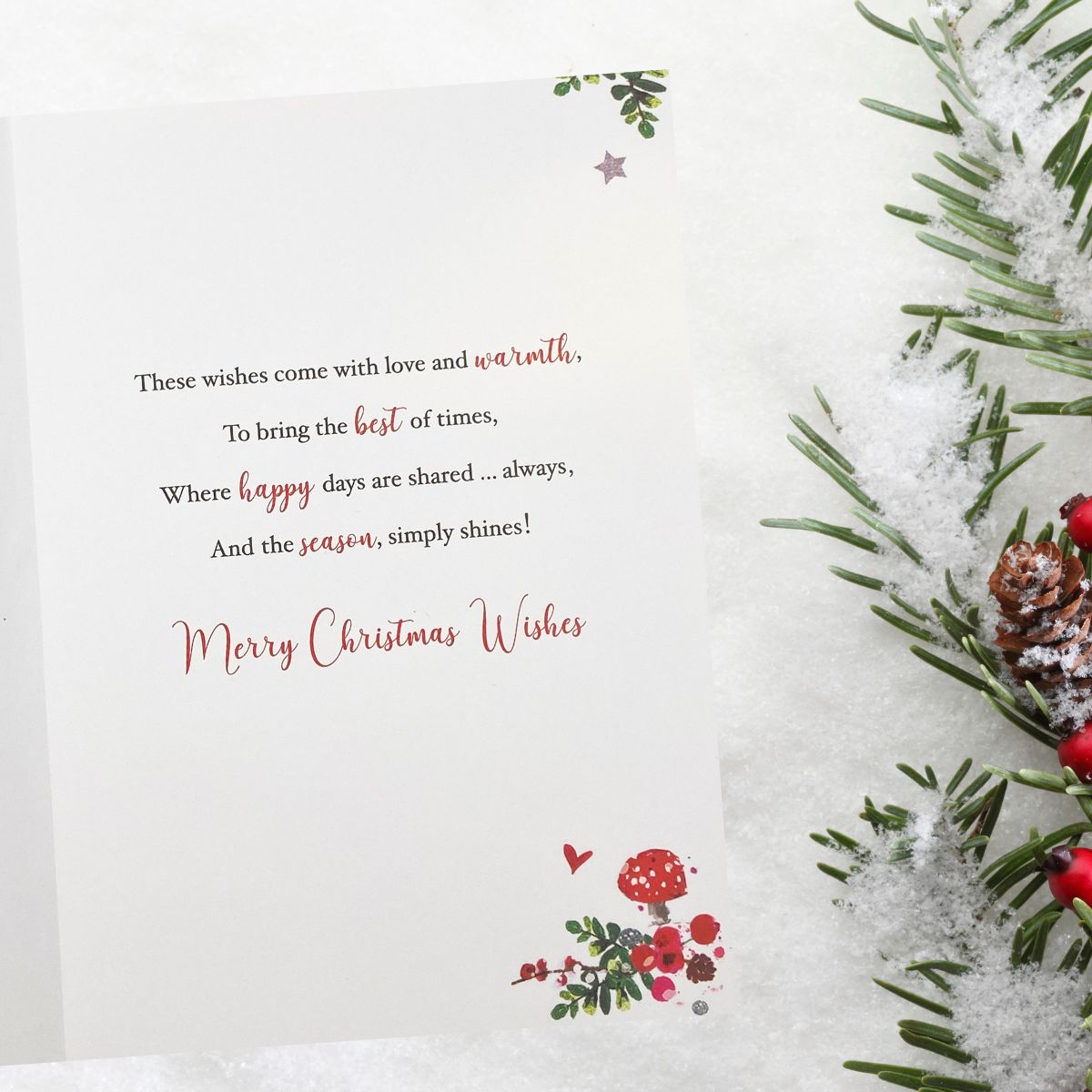 Special Couple Christmas Card - Signature Seasons