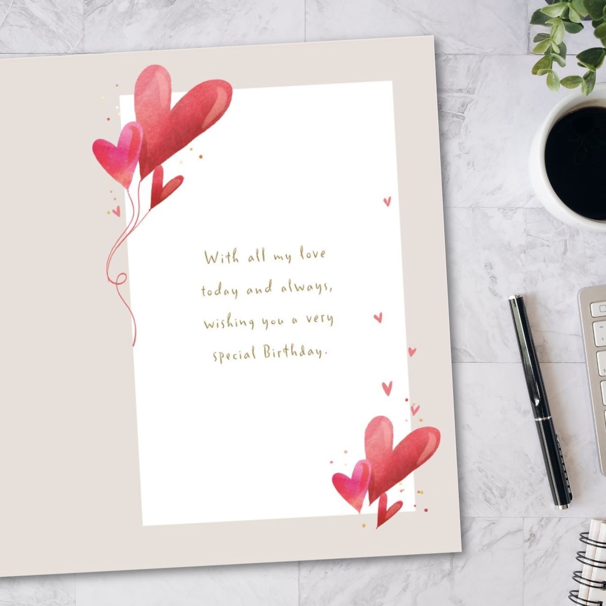 Husband Birthday Card - Big World Little Things Penguins