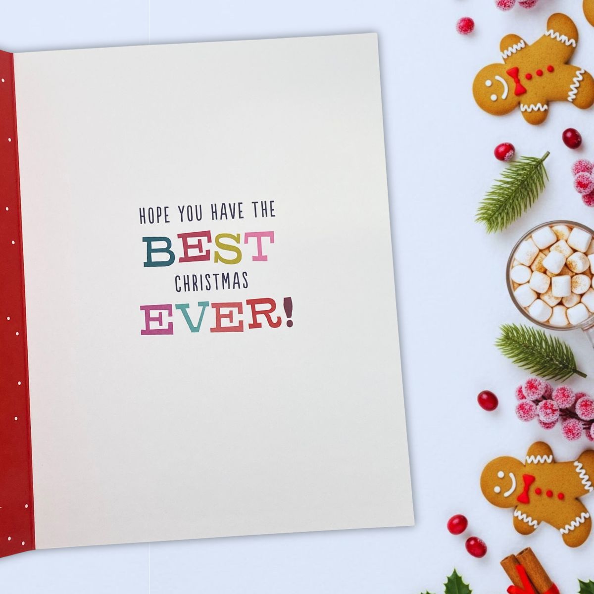 Cousin Christmas Card - Stocking