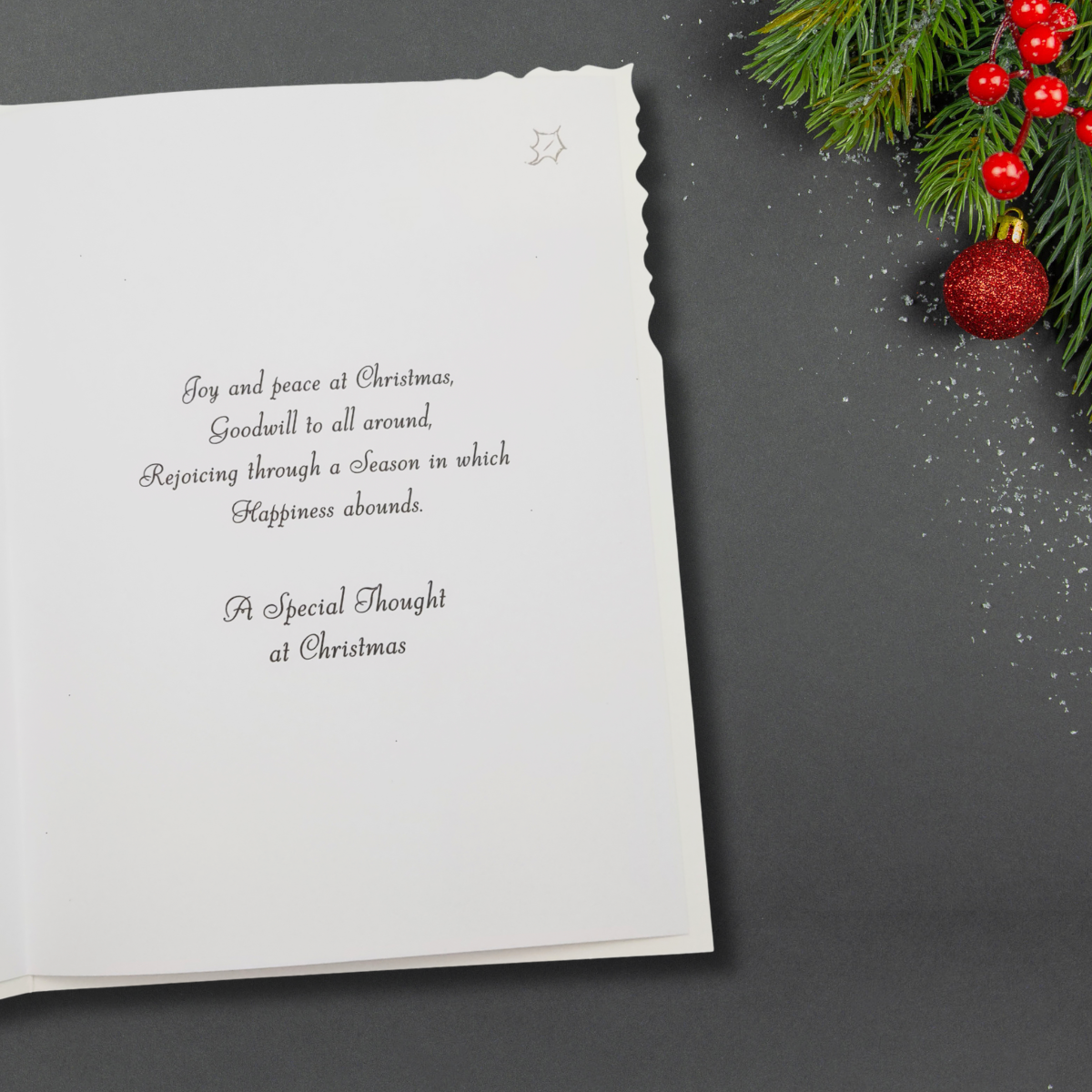 Open Christmas Card - Velvet Choir At The Church