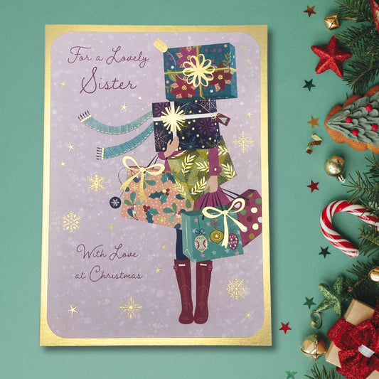 Sister Christmas Card - GIfts