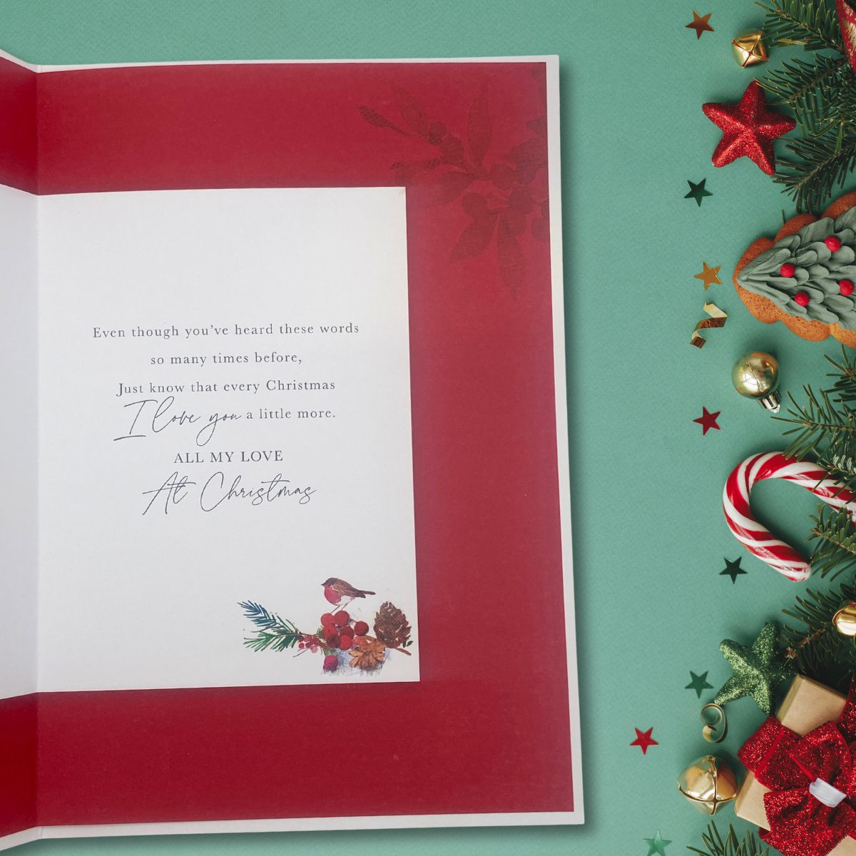 Partner Christmas Card - Cocktails & Bubbly