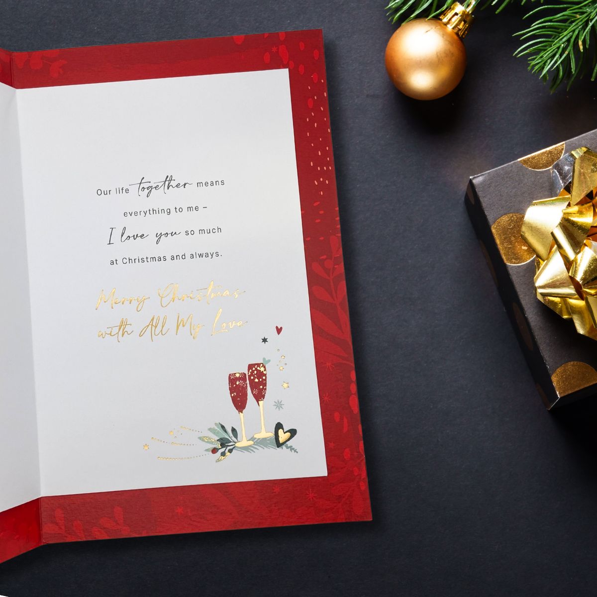 Husband Large Christmas Card - Daydreams