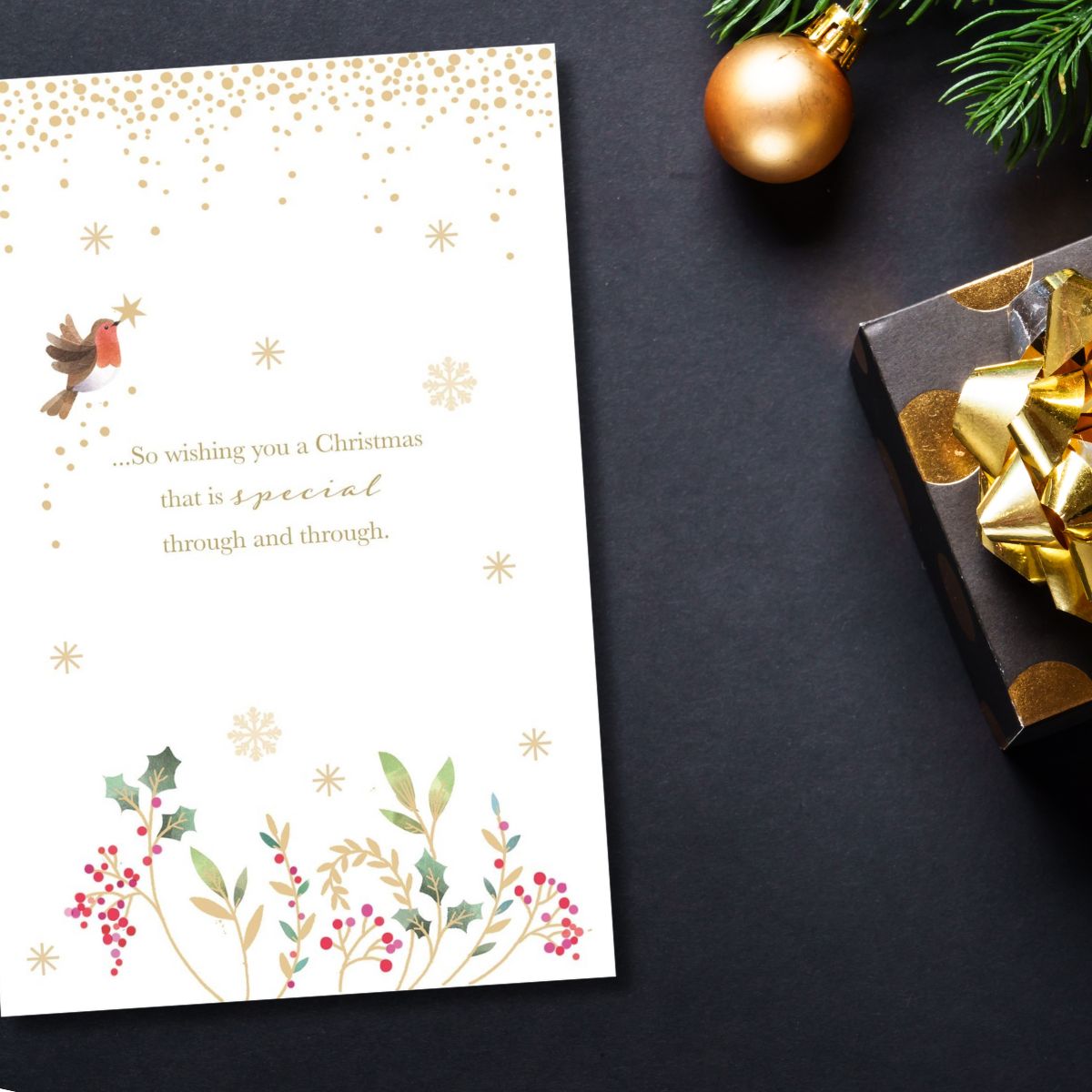 Daughter Large Christmas Card - Wonderful Daughter