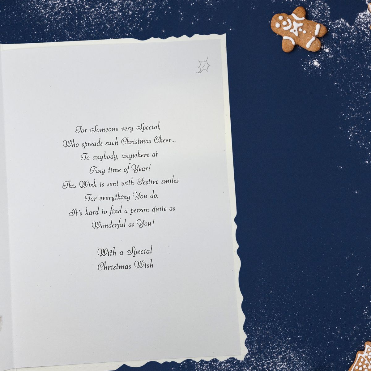 Someone Special Christmas Card - Velvet Wine & Nibbles