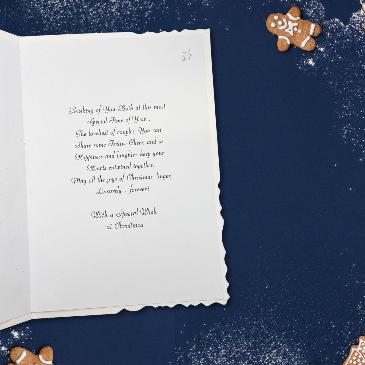 Brother & Partner Christmas Card - Velvet Stockings