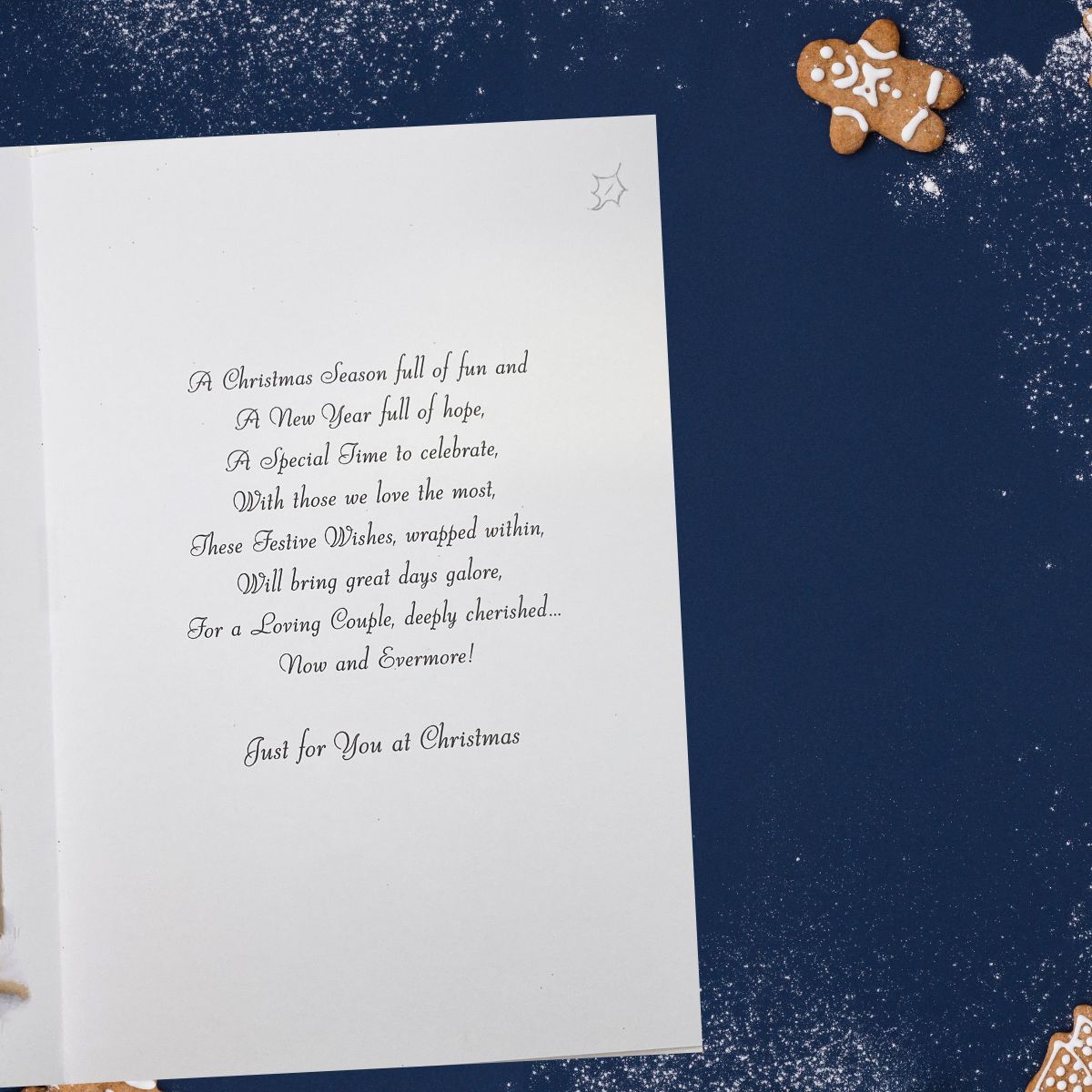 Daughter & Fiancé Christmas Card - Velvet Puppies