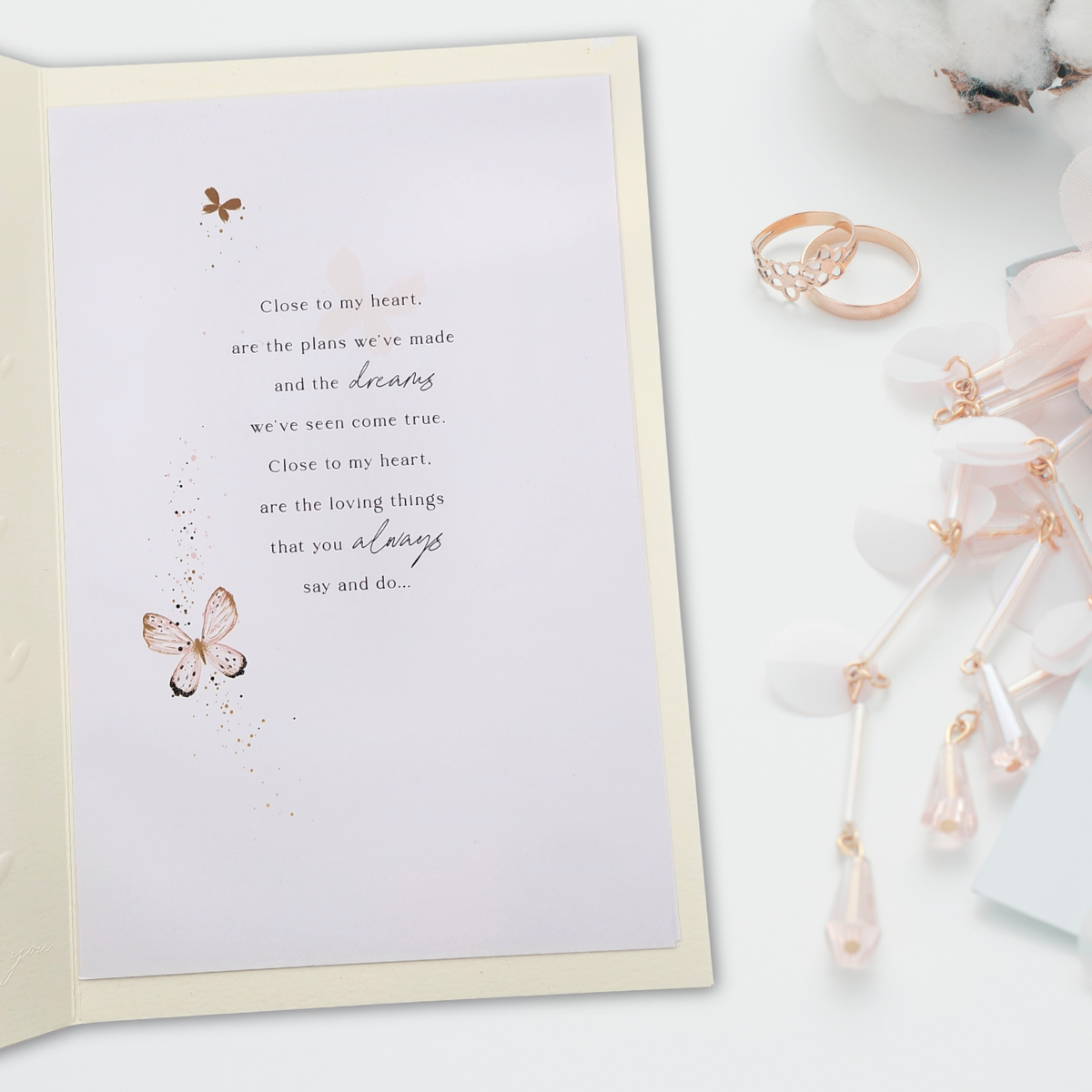 Wife Anniversary Card - Things A Man Cherishes...