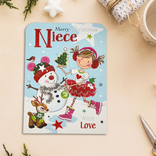 Niece Christmas Card - Twingles