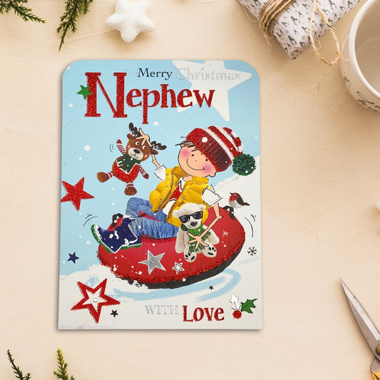 Nephew Christmas Card - Twingles