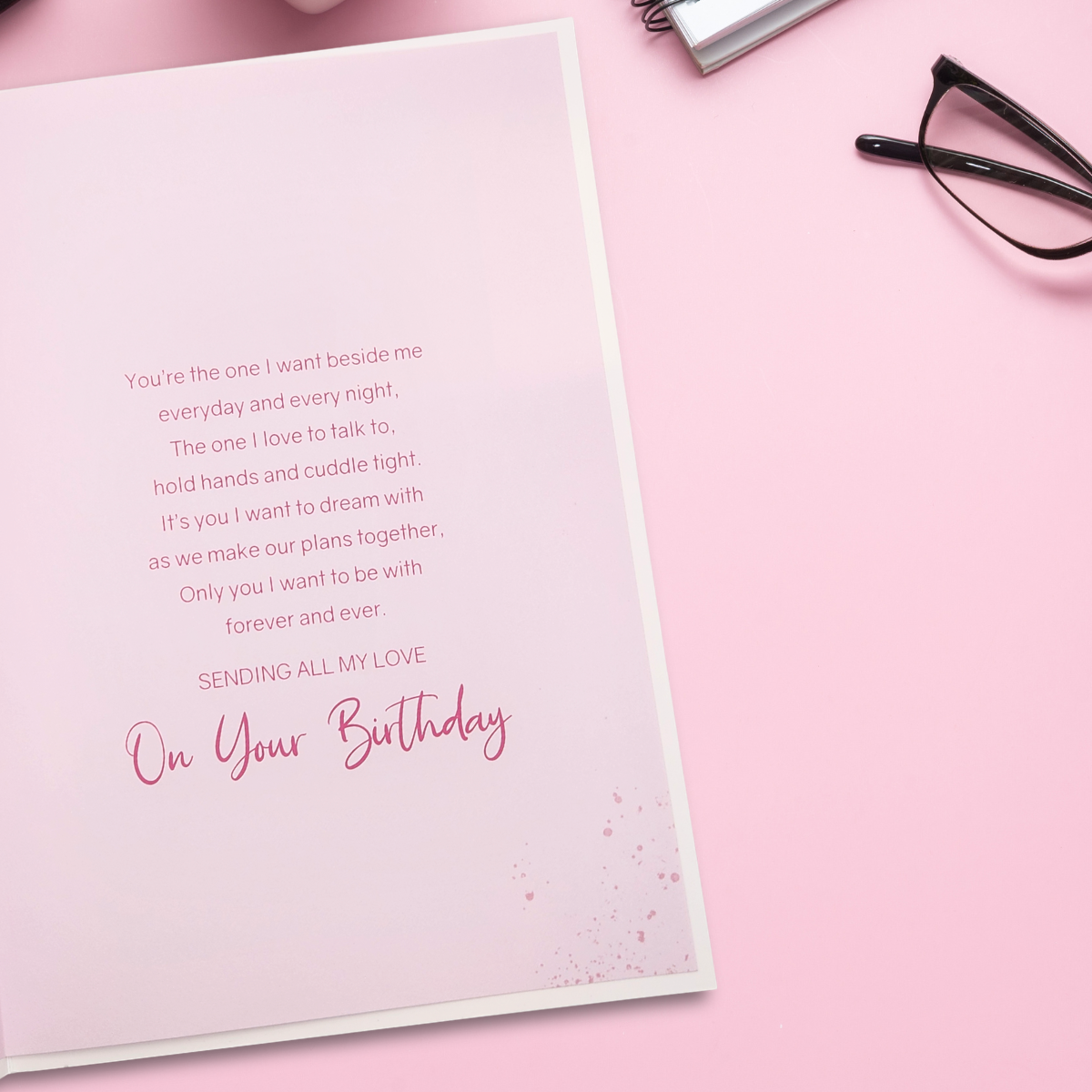 Girlfriend Birthday Card - Grace Gift & Champagne