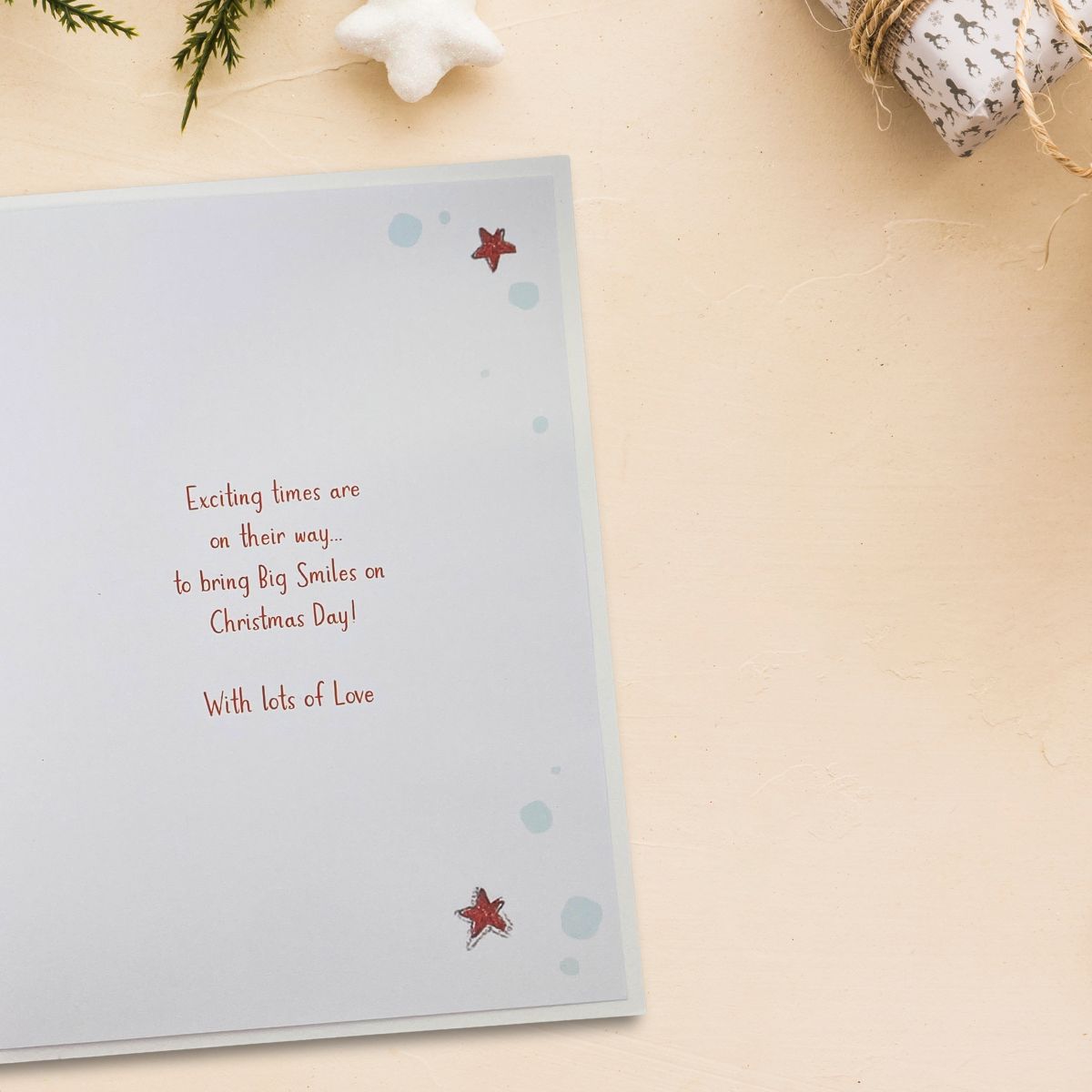 Special Little Boy Christmas Card - Poppets