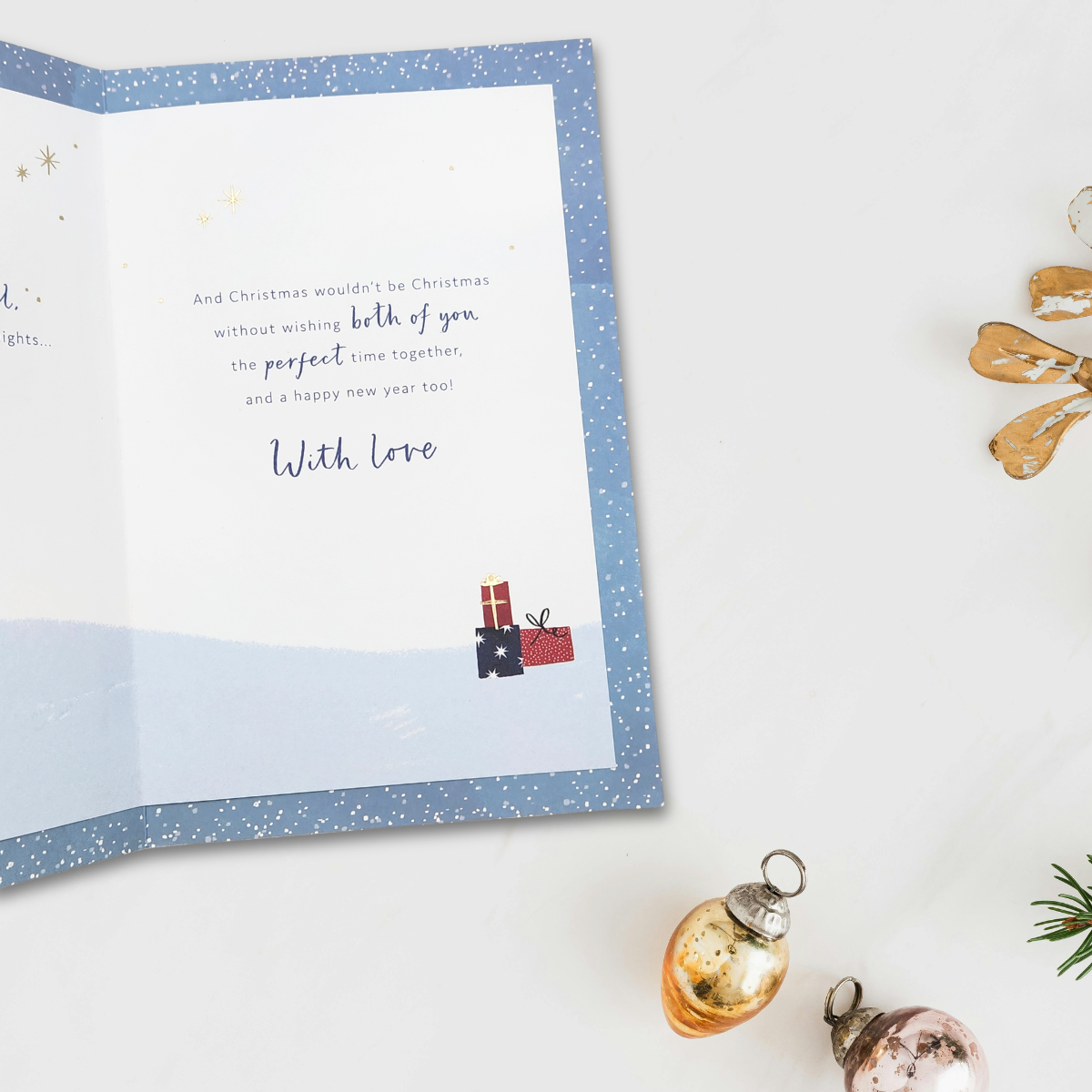 Sister & Brother-In-Law Christmas Card - Wouldn't Be Christmas...