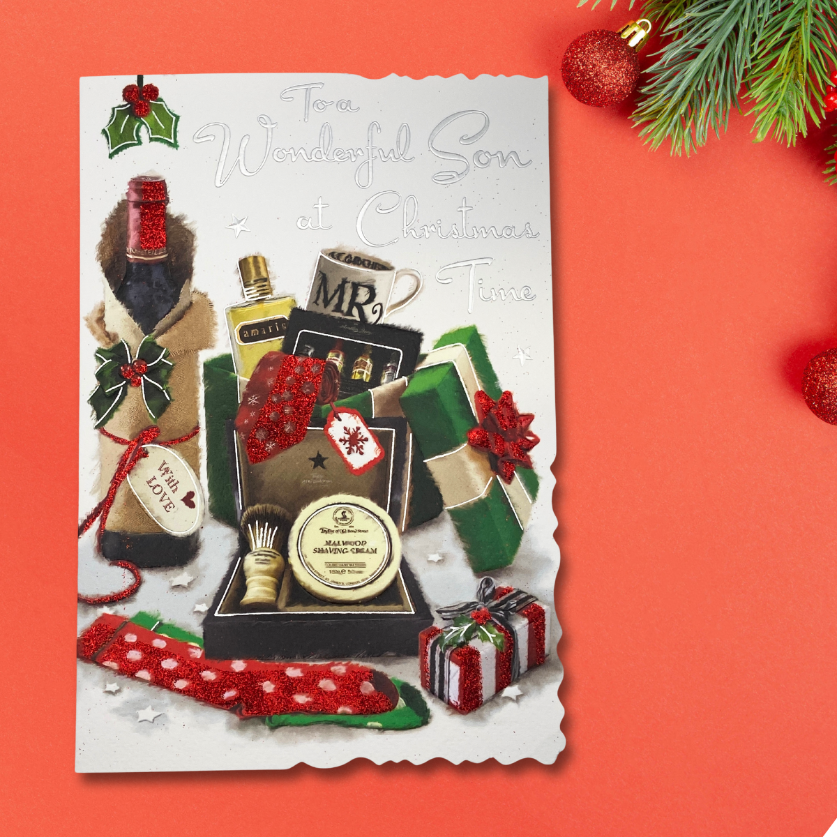 Son Christmas Card - Velvet Wine & Gifts