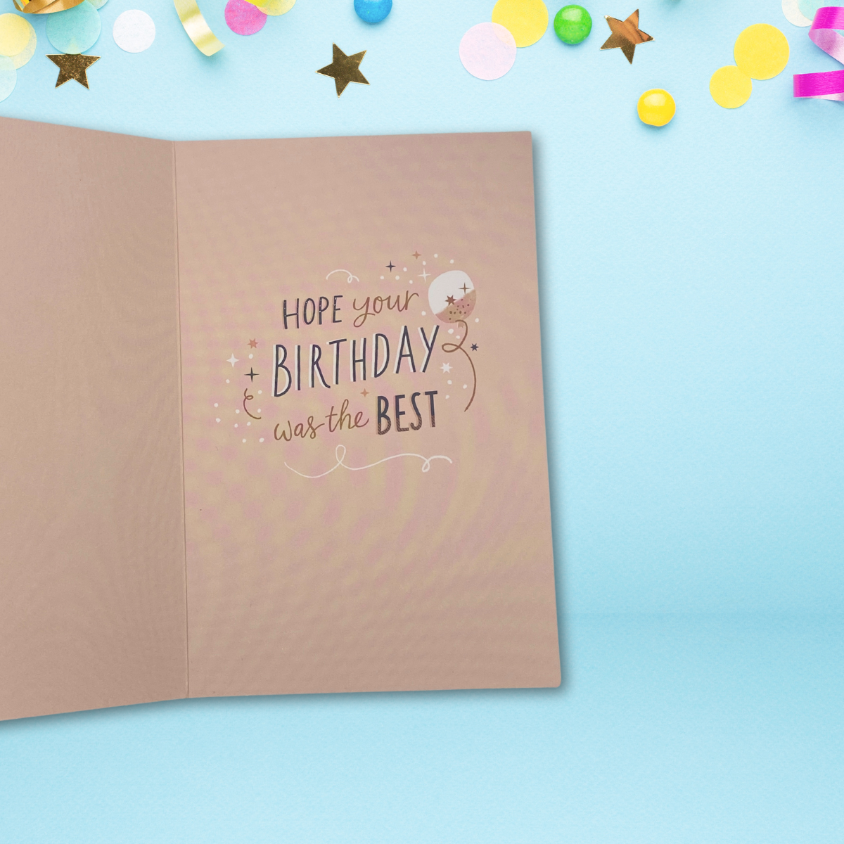 Belated Birthday Card - Fashionably Late