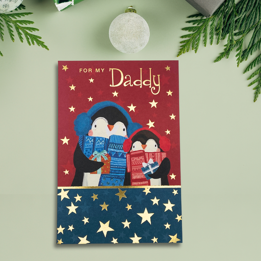 Daddy Christmas Card - Ear Warmers & Gifts