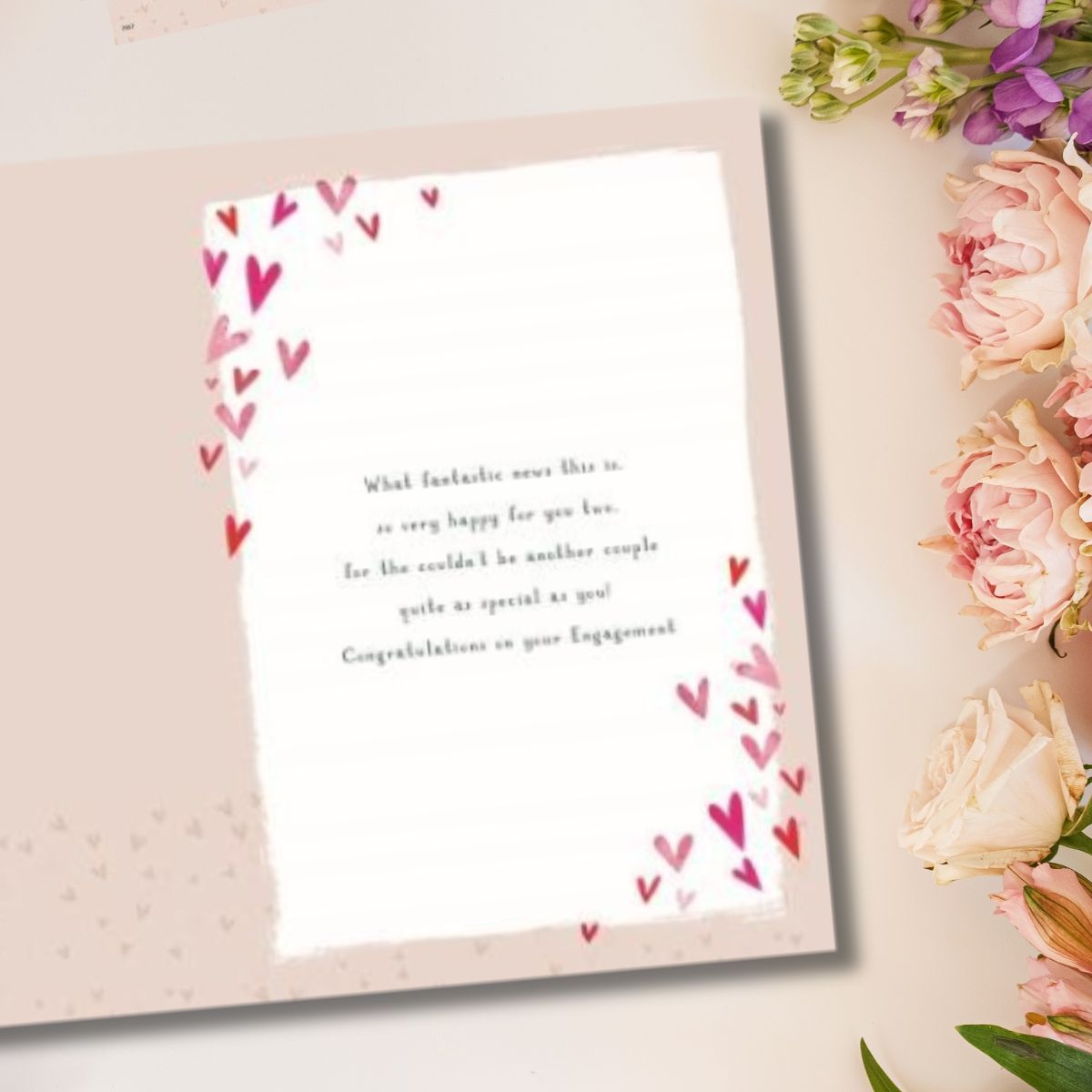 Engagement Card - Son & Fianceé