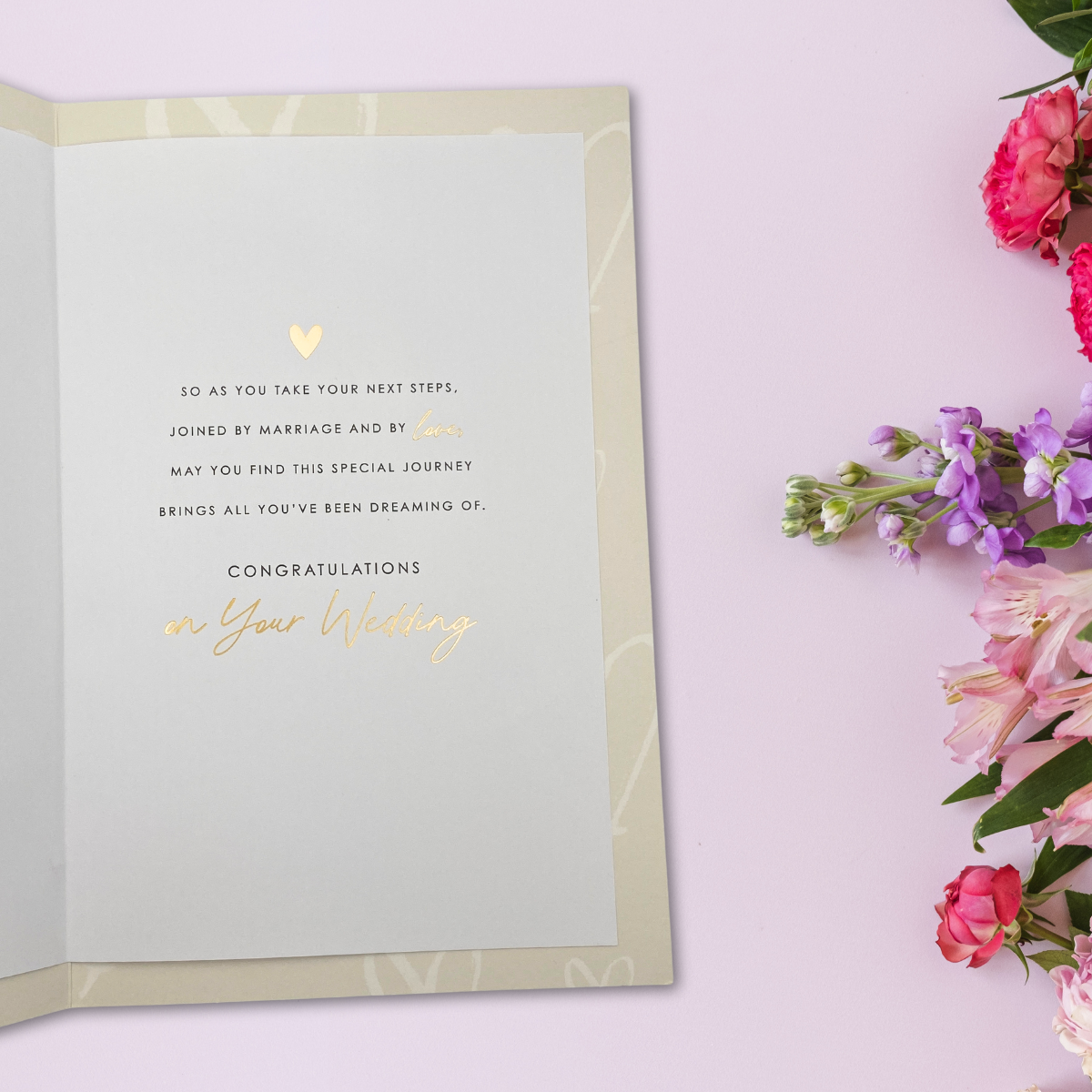 Wedding Day Large Card - One Love Shared By Two