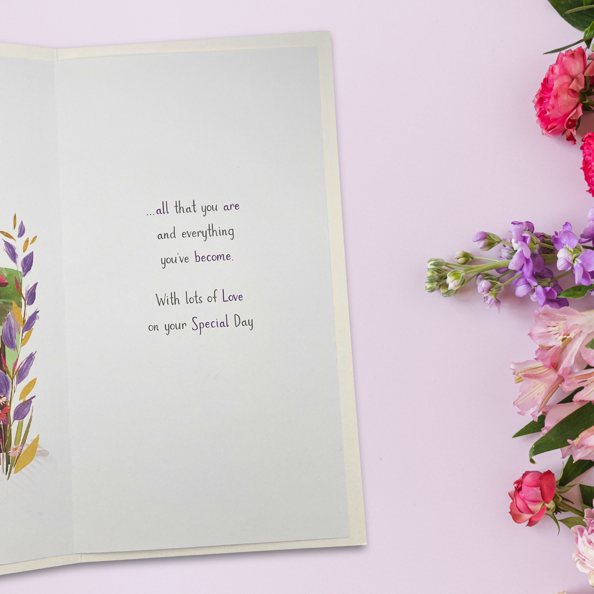 Daughter Birthday Card - Day Dreams Coffee Shop At The Park