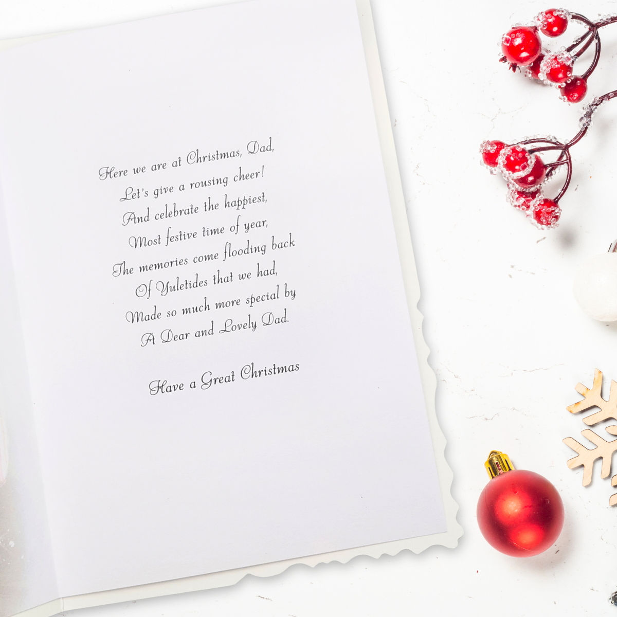 Dad Christmas Card - Velvet Gallery Whisky & Gift