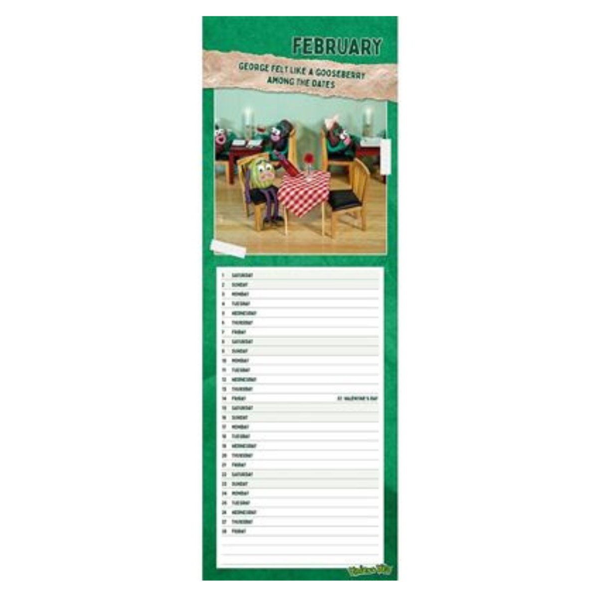 Me To You Slim Calendar 2026 - Photo Finish