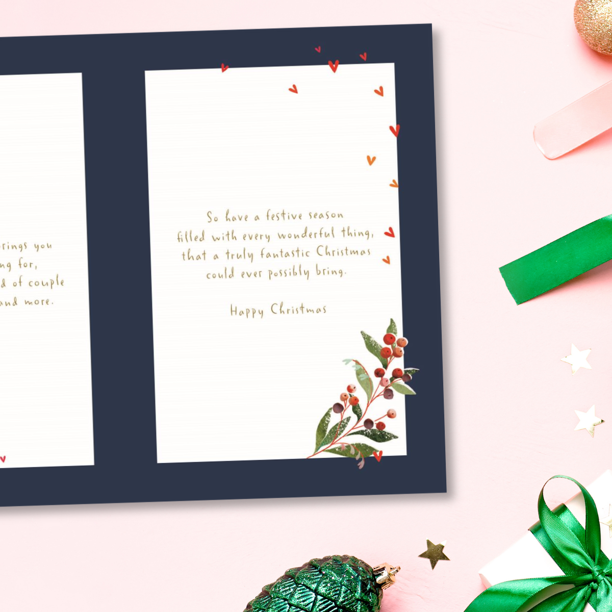 Both Of You Christmas Card - Big World Little Things Snowmen