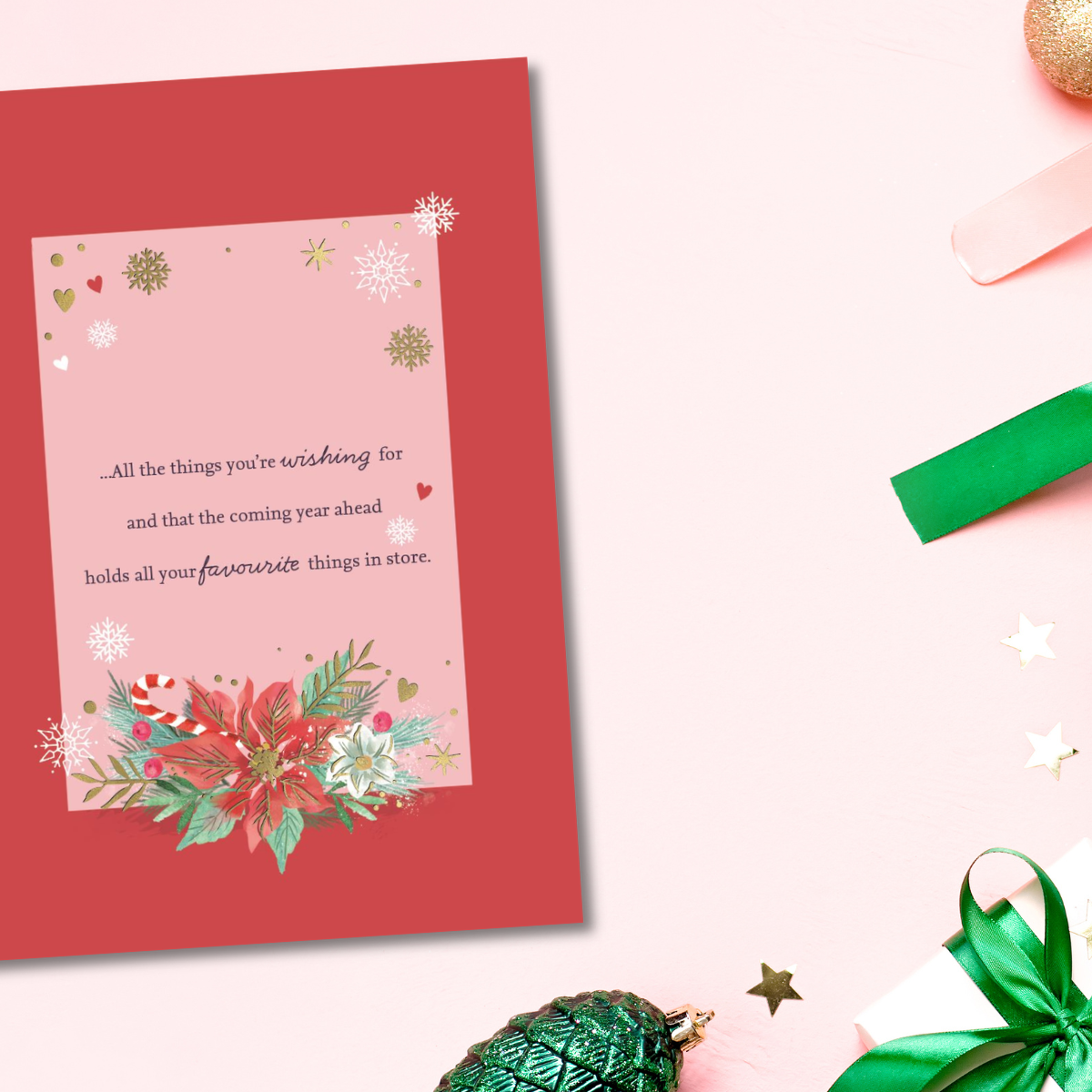 Daughter Large Christmas Card - Luxury Gifts