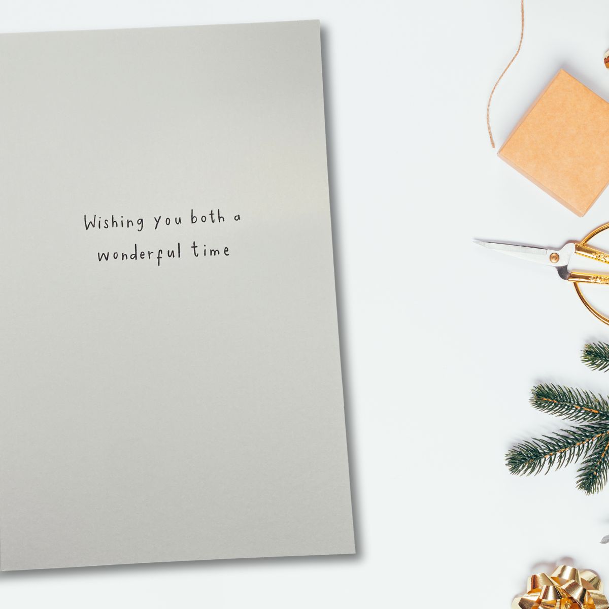 Both Of You Christmas Card - Photographic Penguins