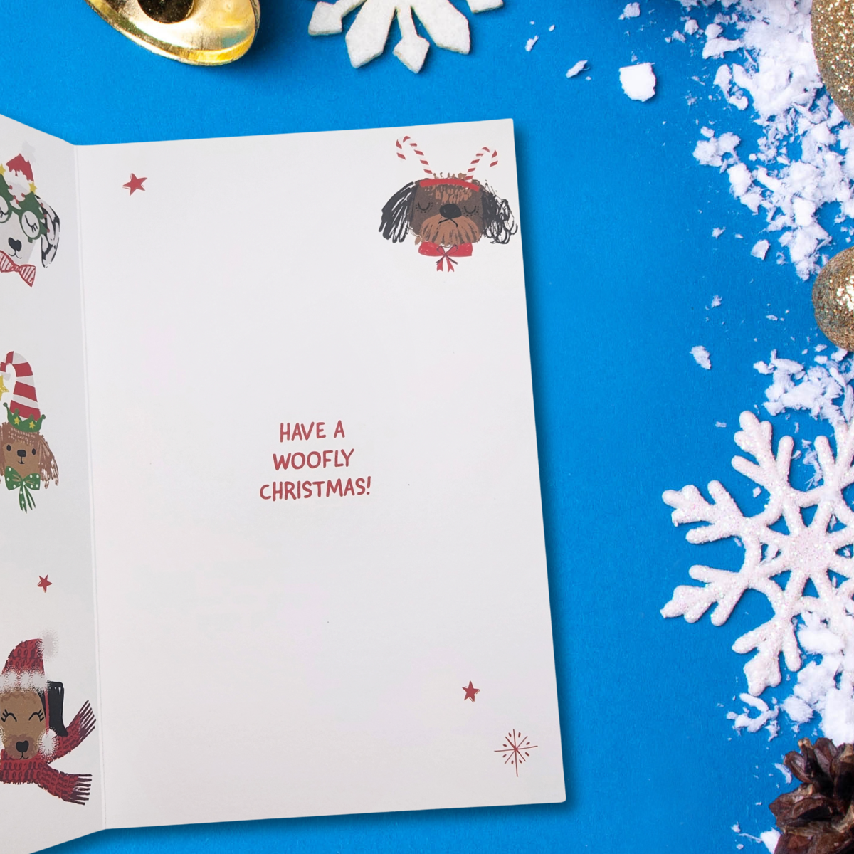 To The Dog Christmas Card - Festive Breeds