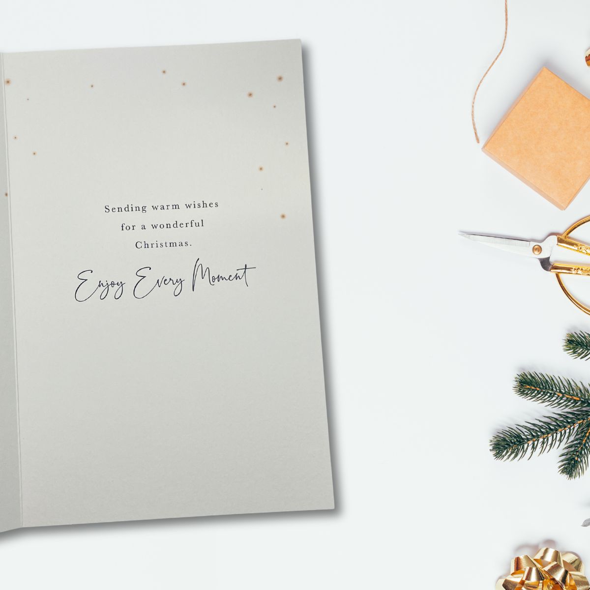 Neighbours Christmas Card - Snowy Tree