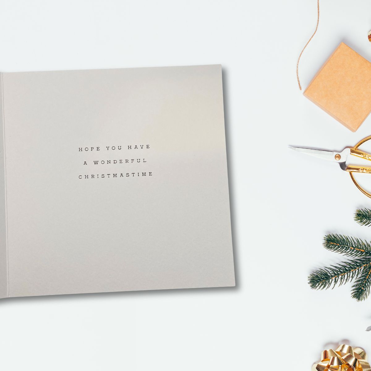 Open Christmas Card - Camden Signature Snowflakes