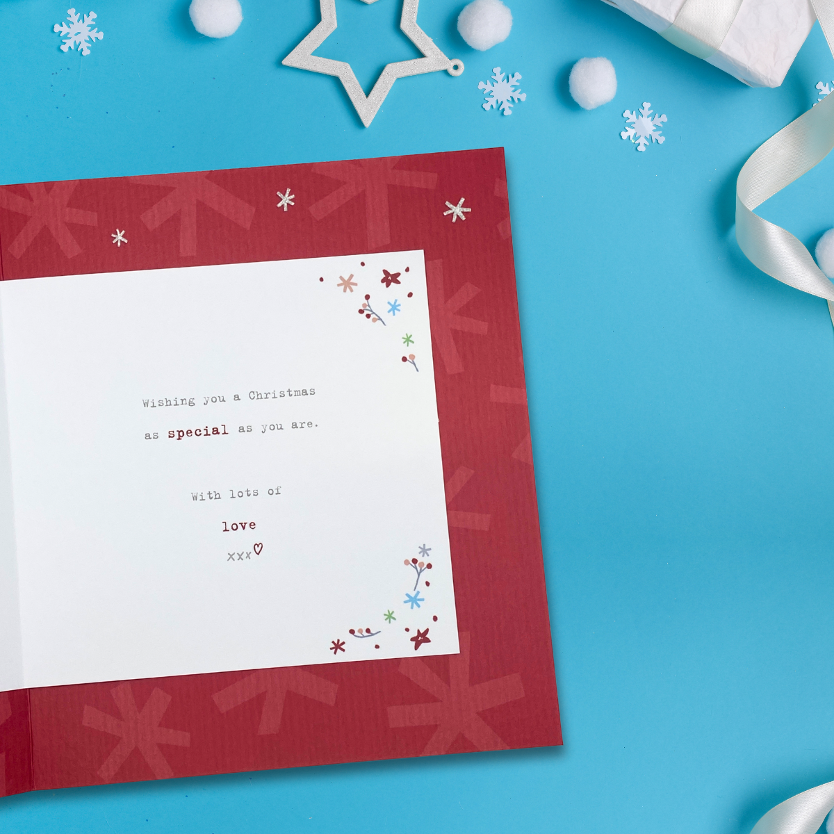 Granny & Grandad Christmas Card - Boofle Bear