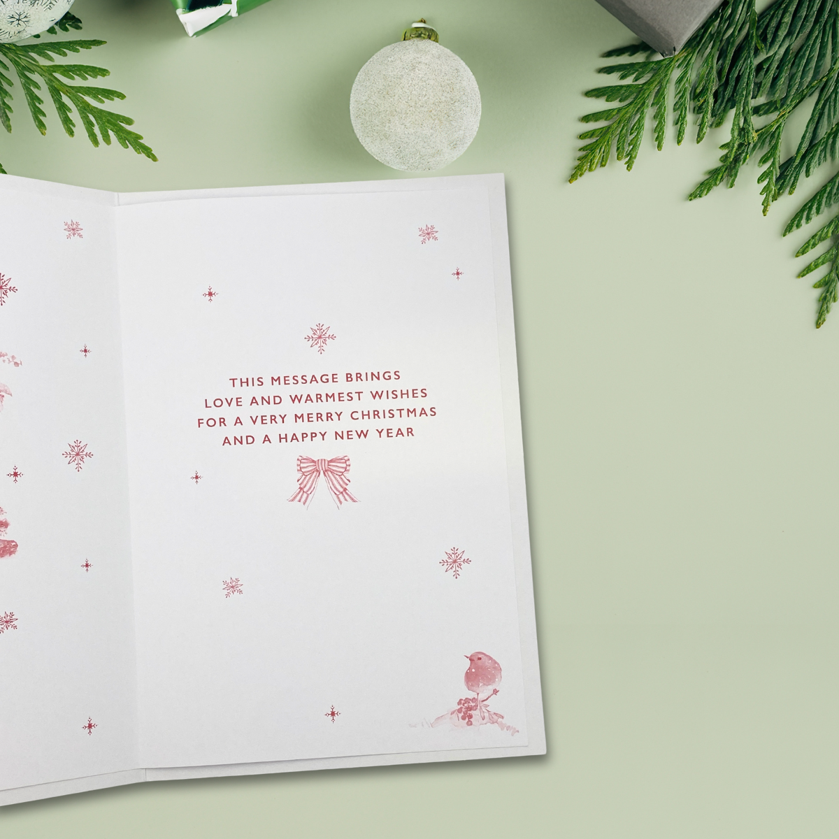 Auntie Christmas Card - Floral Filled Boots