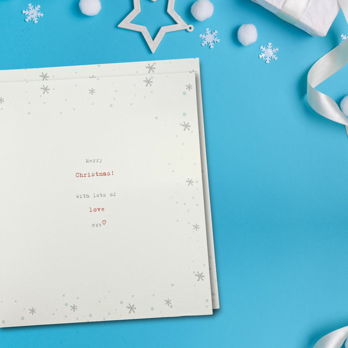 Grandson Christmas Card - Boofle Bear