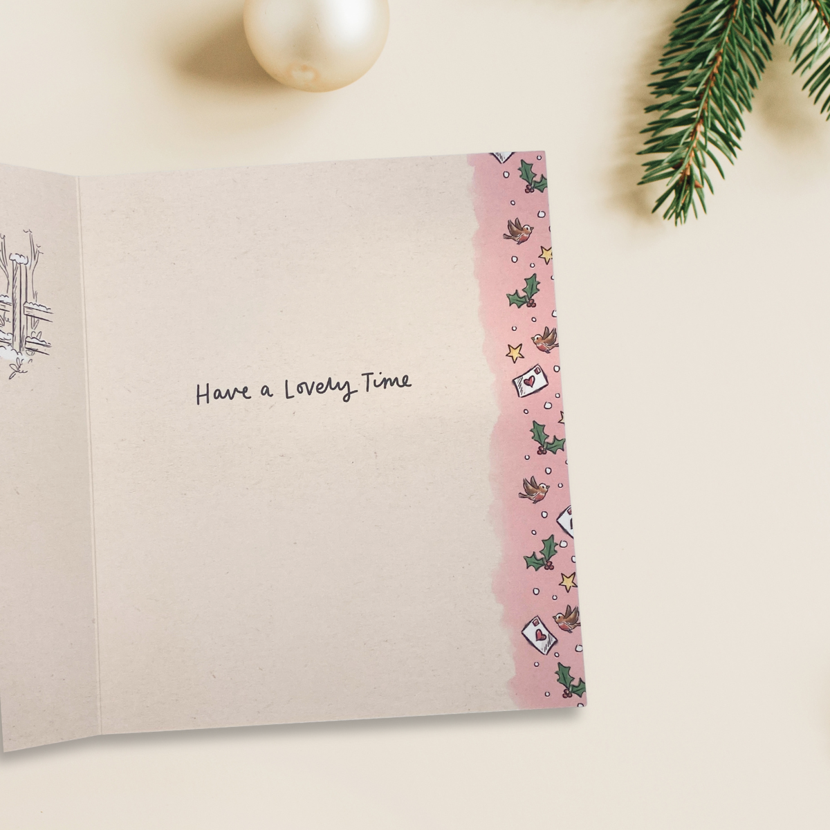 Special Girl's Christmas Card - Winnie The Pooh
