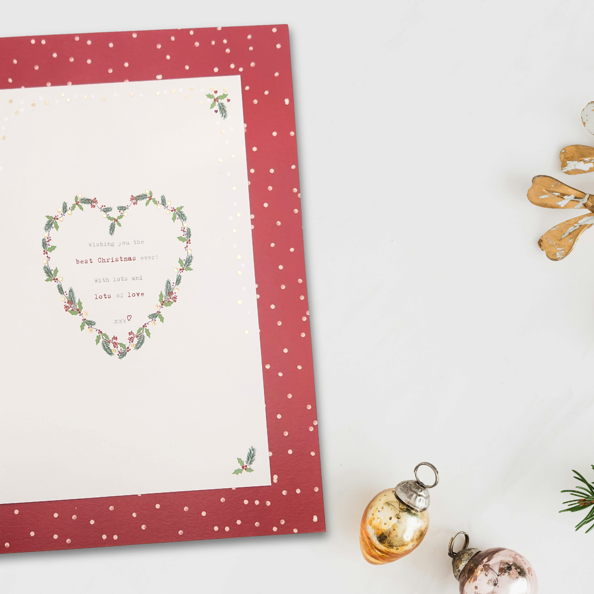 Fiancée Christmas Card - Boofle Bears