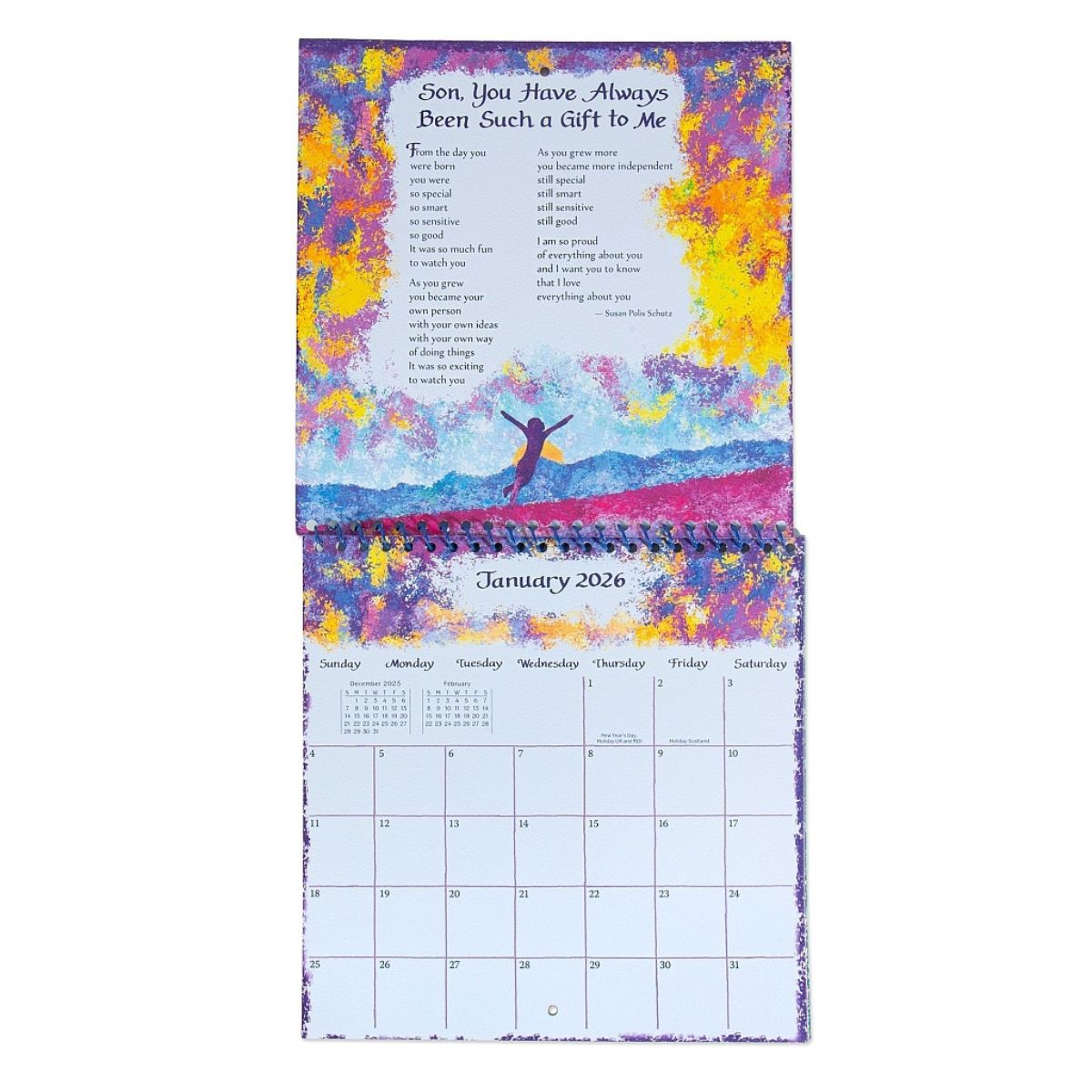 Blue Mountain Arts Calendar 2026 - To A Wonderful Son
