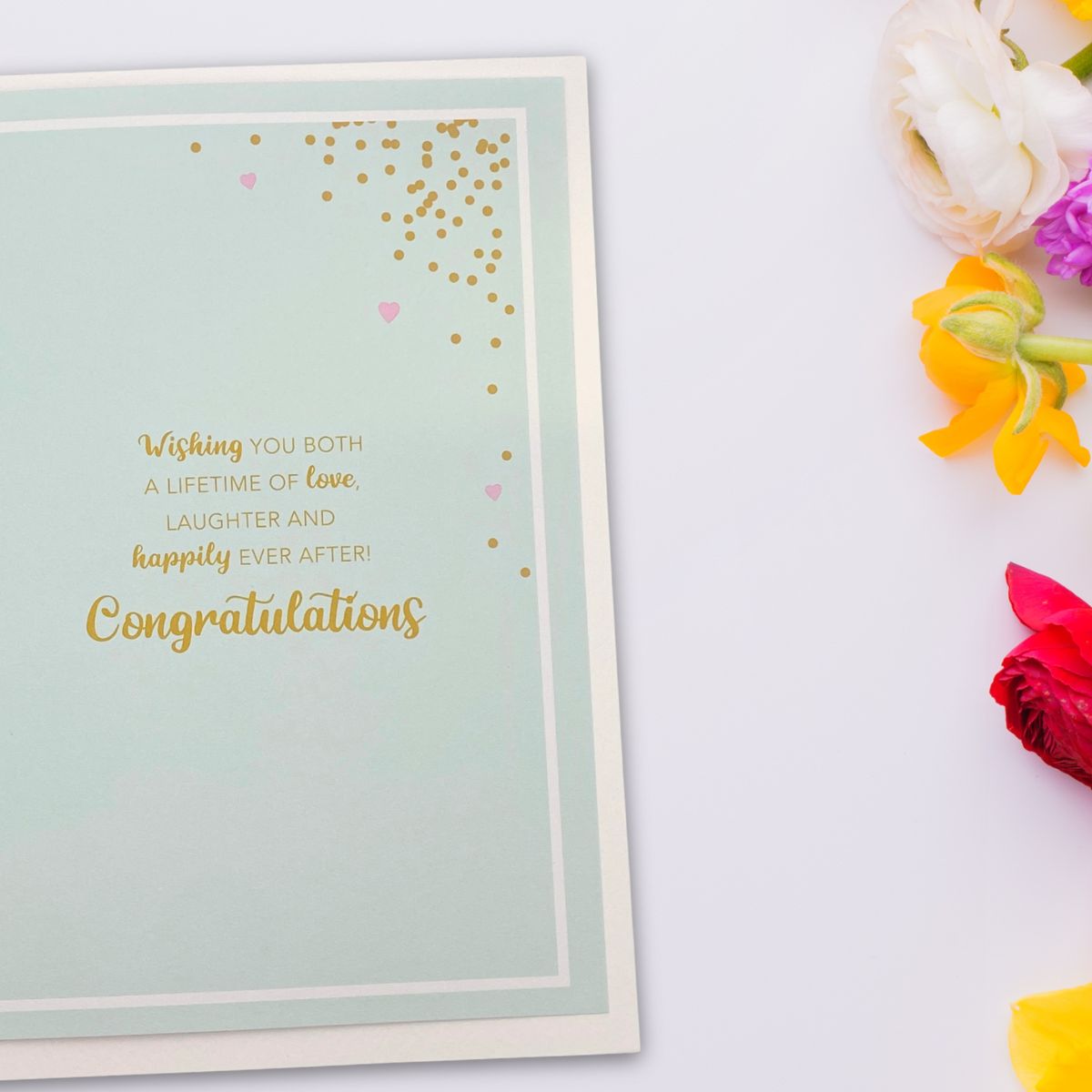Wedding Day Card - Newlyweds Balloons