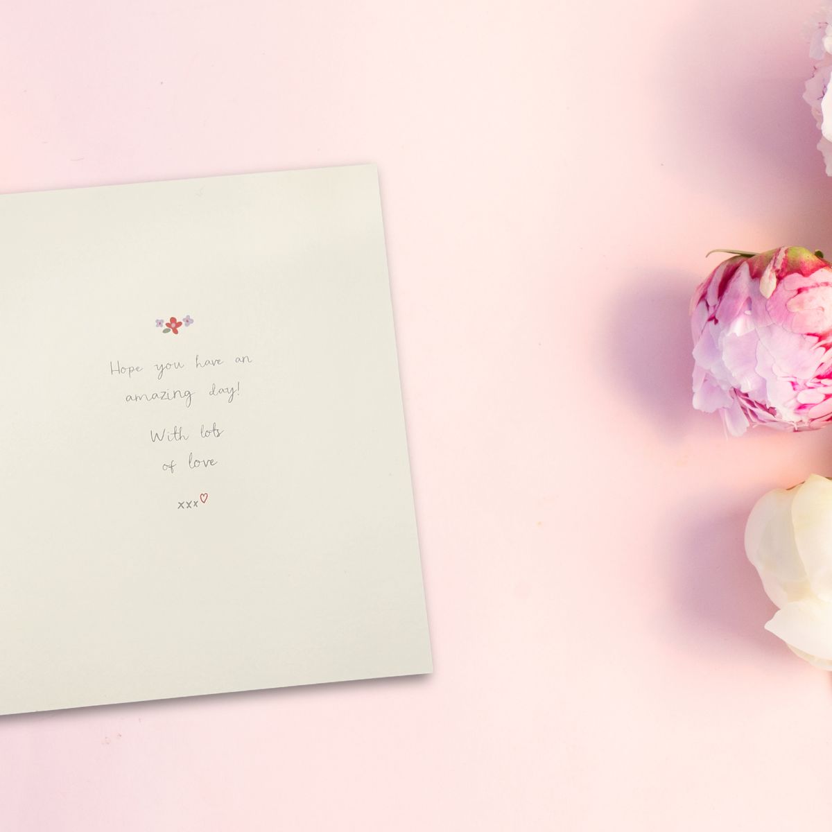 Sister-In-Law Birthday Card - Boofle Bear Envelope & Flowers