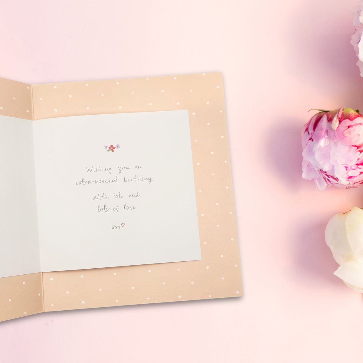 Mum Birthday Card - Boofle Bear Flowers