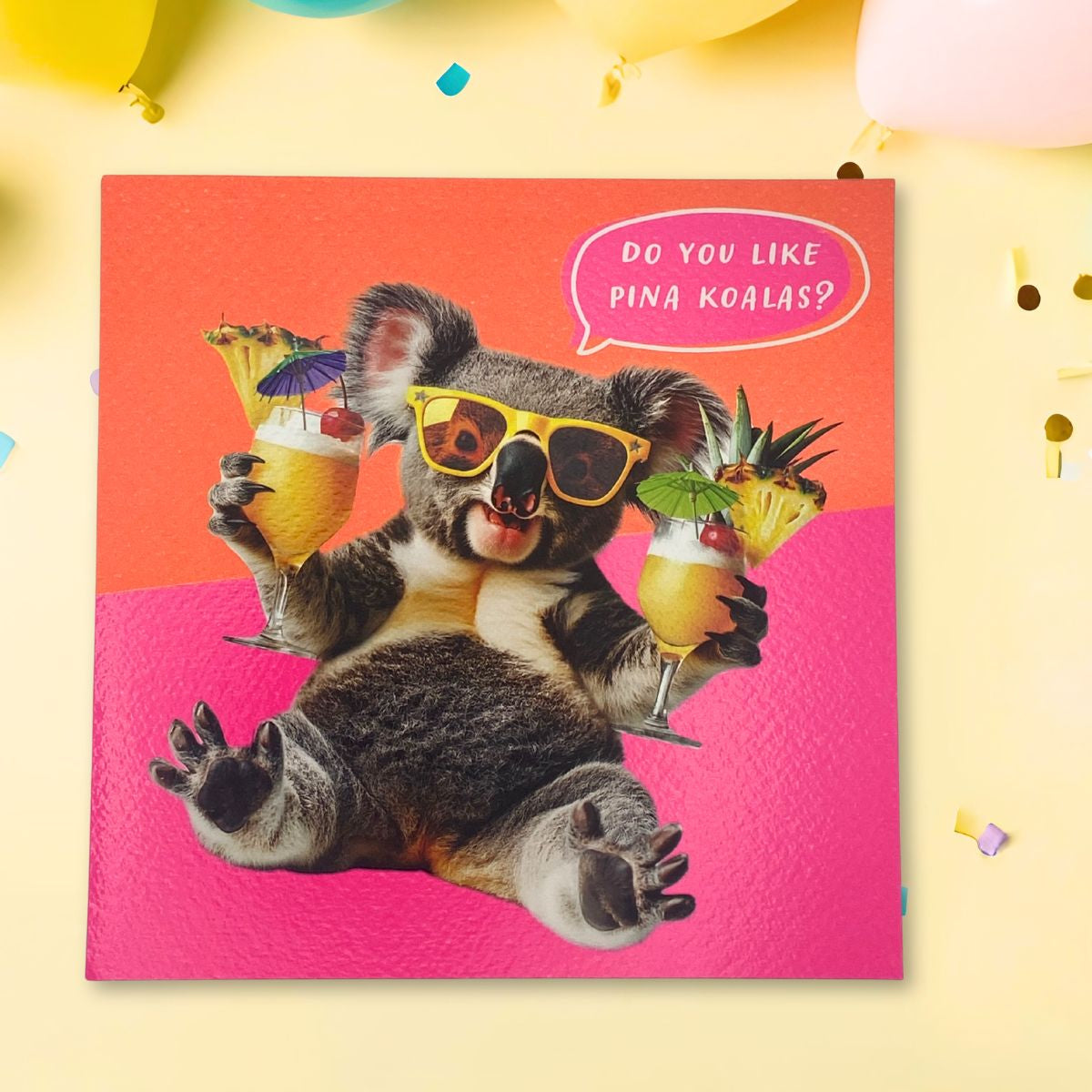Epic Birthday Card - Pina Koalas