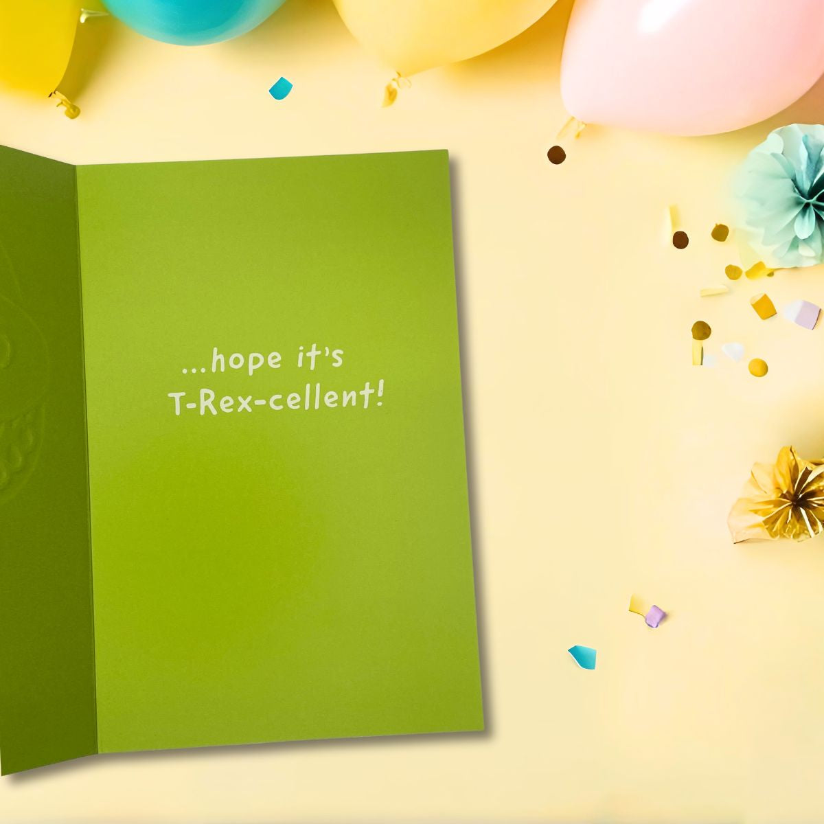 4th Birthday Card - Dinosaur